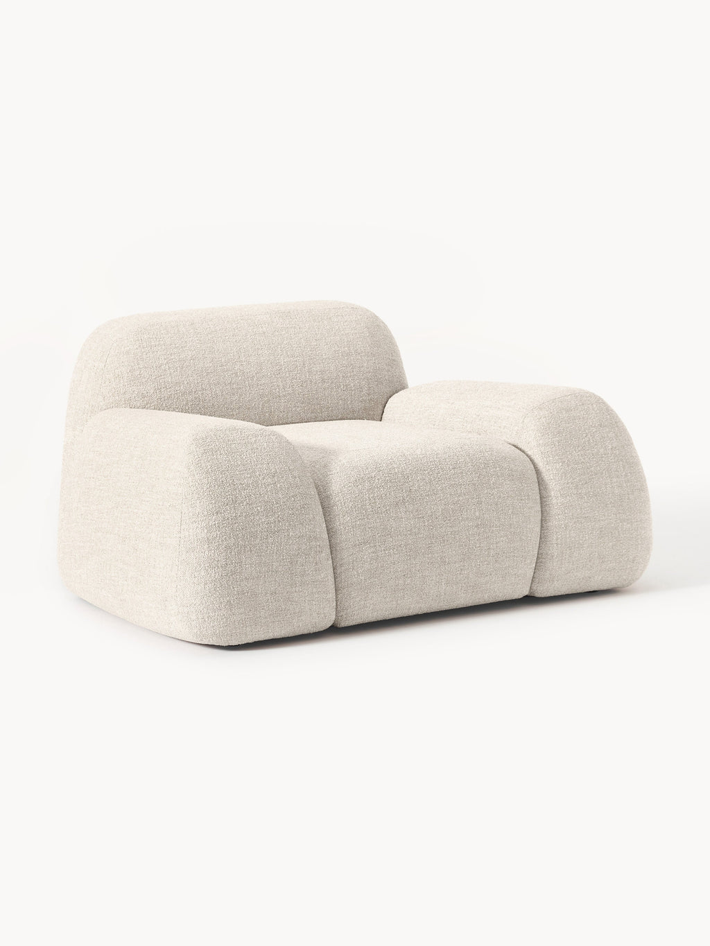 Wolke Bouclé Lounge Chair