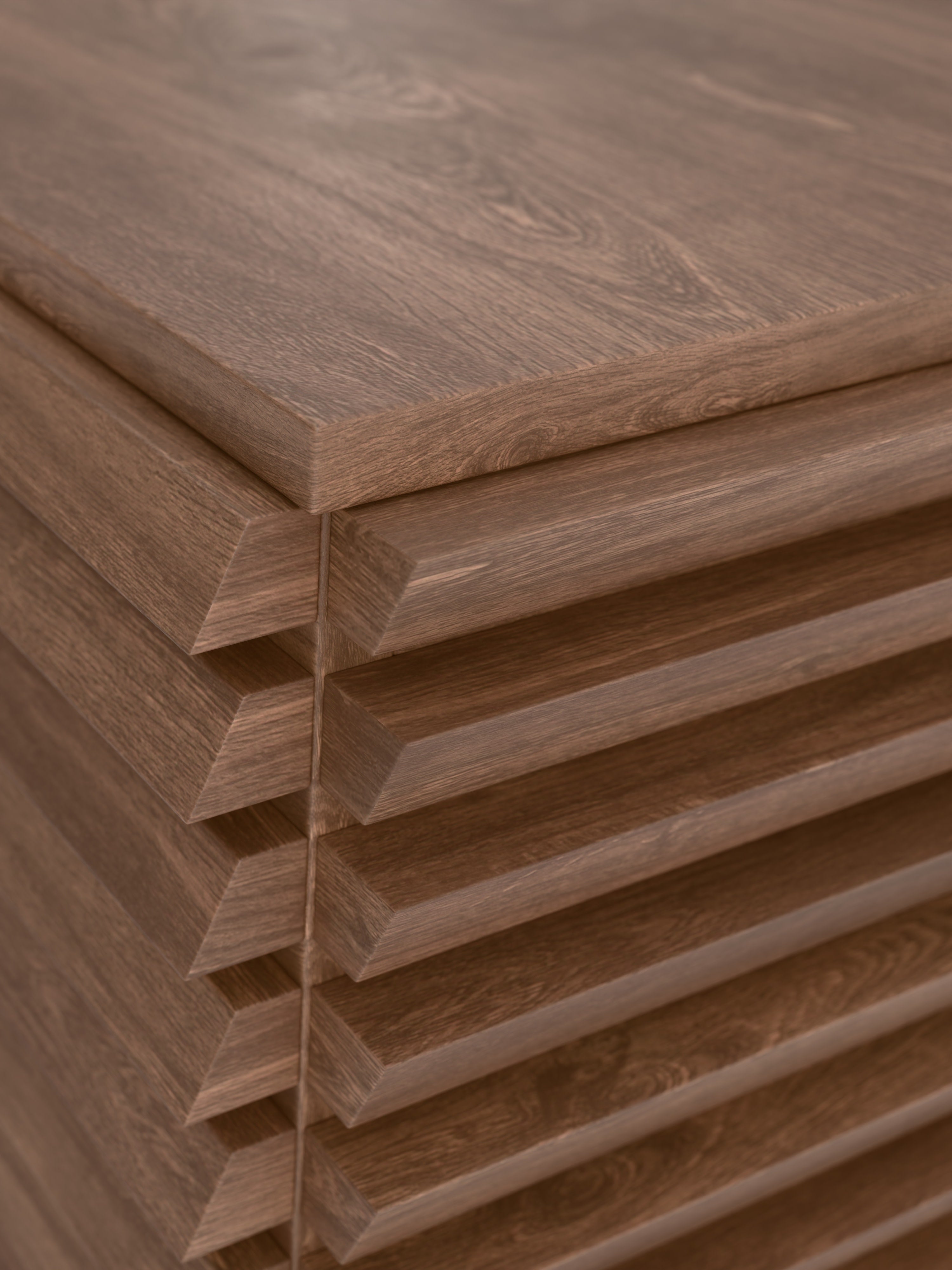 Pierce Oak Wood Dresser