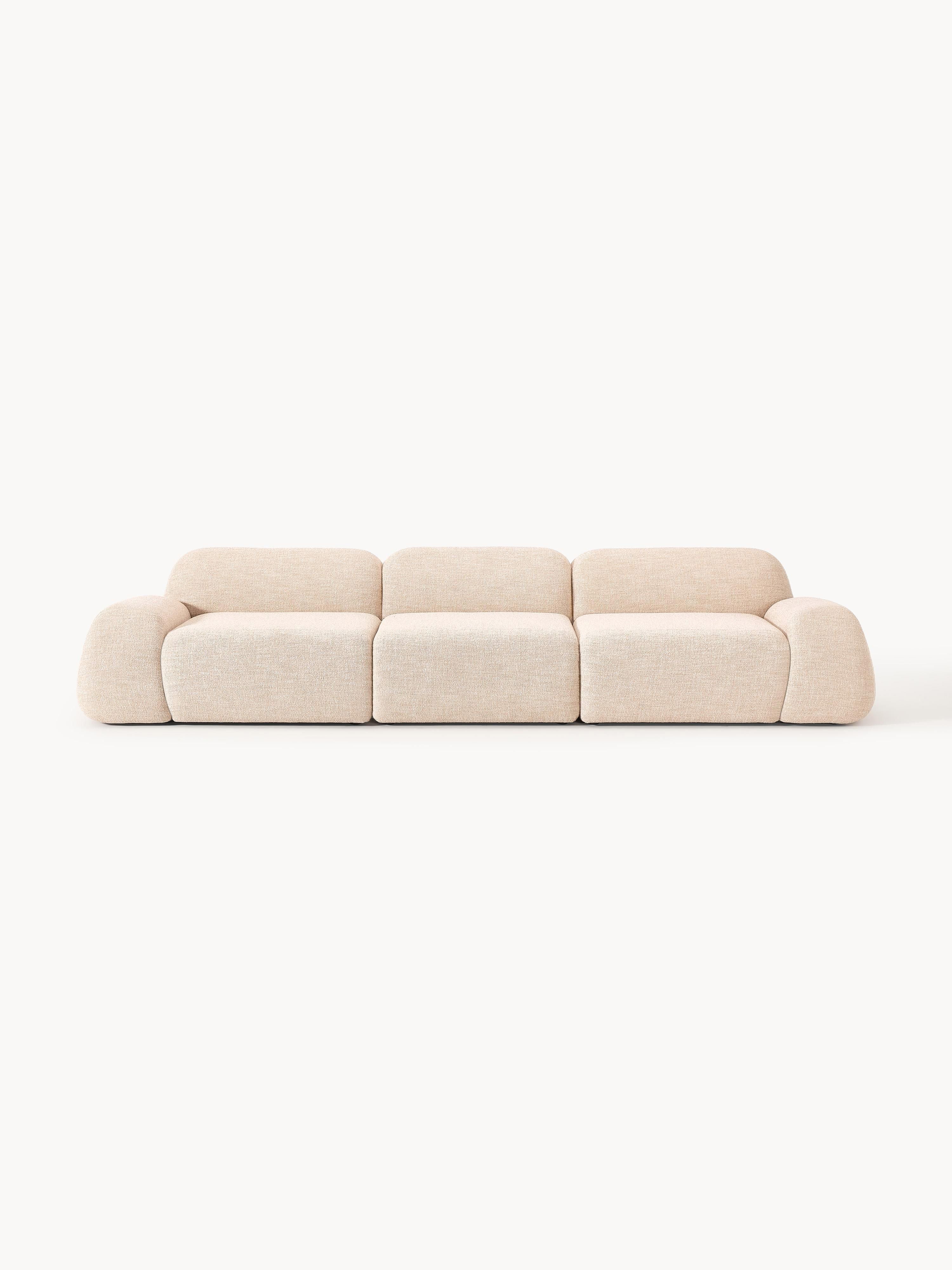 Wolke Modular Bouclé Sofa (4-seater)