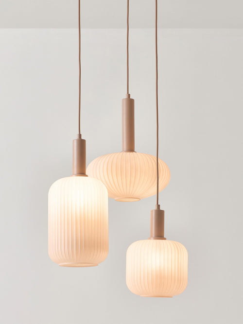 Candela Opal Glass Cluster Pendant Light
