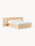 Gallery image 1 - Wooden Bed Nanto with Drawers Tables and Headboard