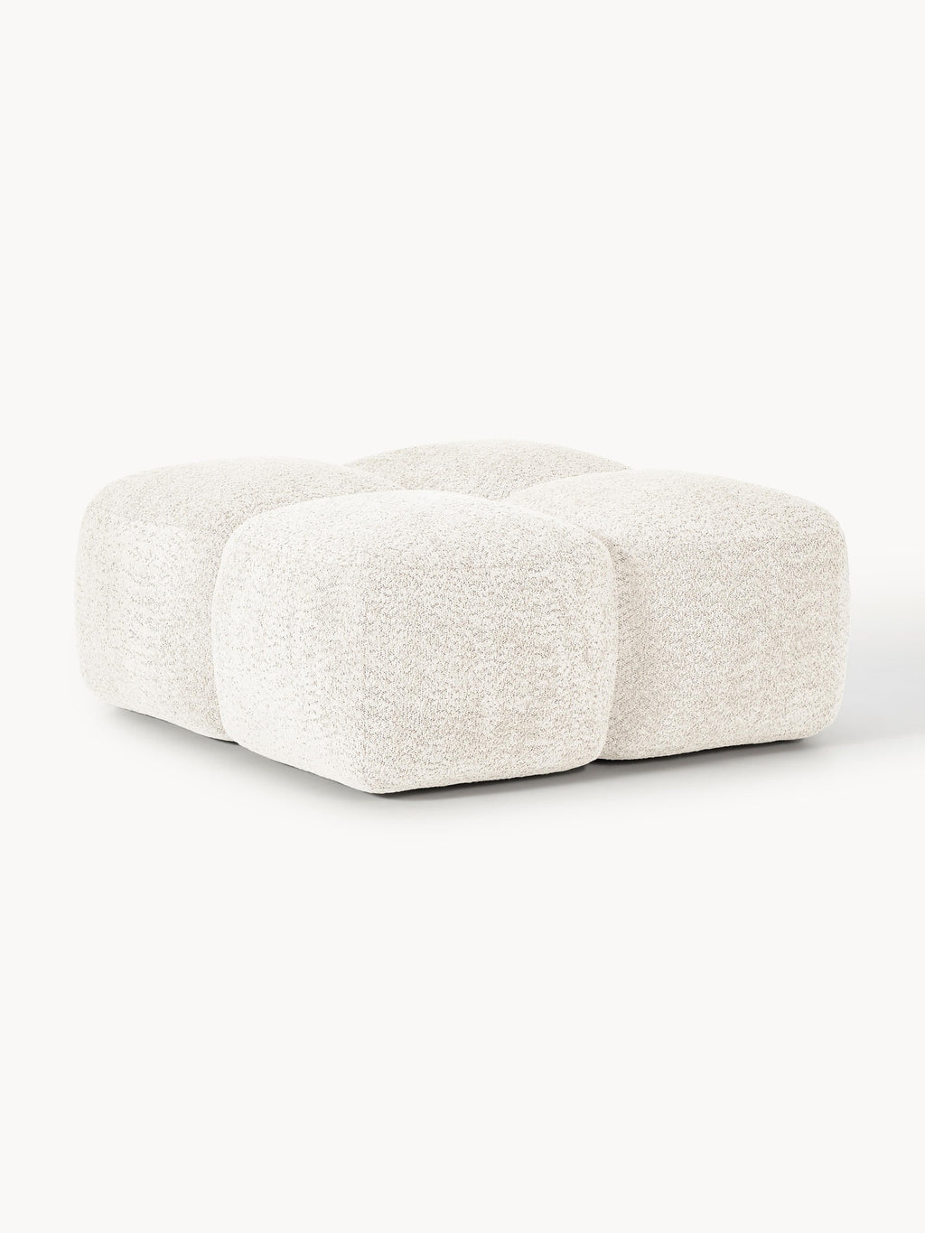 Tayla Teddy-Bouclé Ottoman