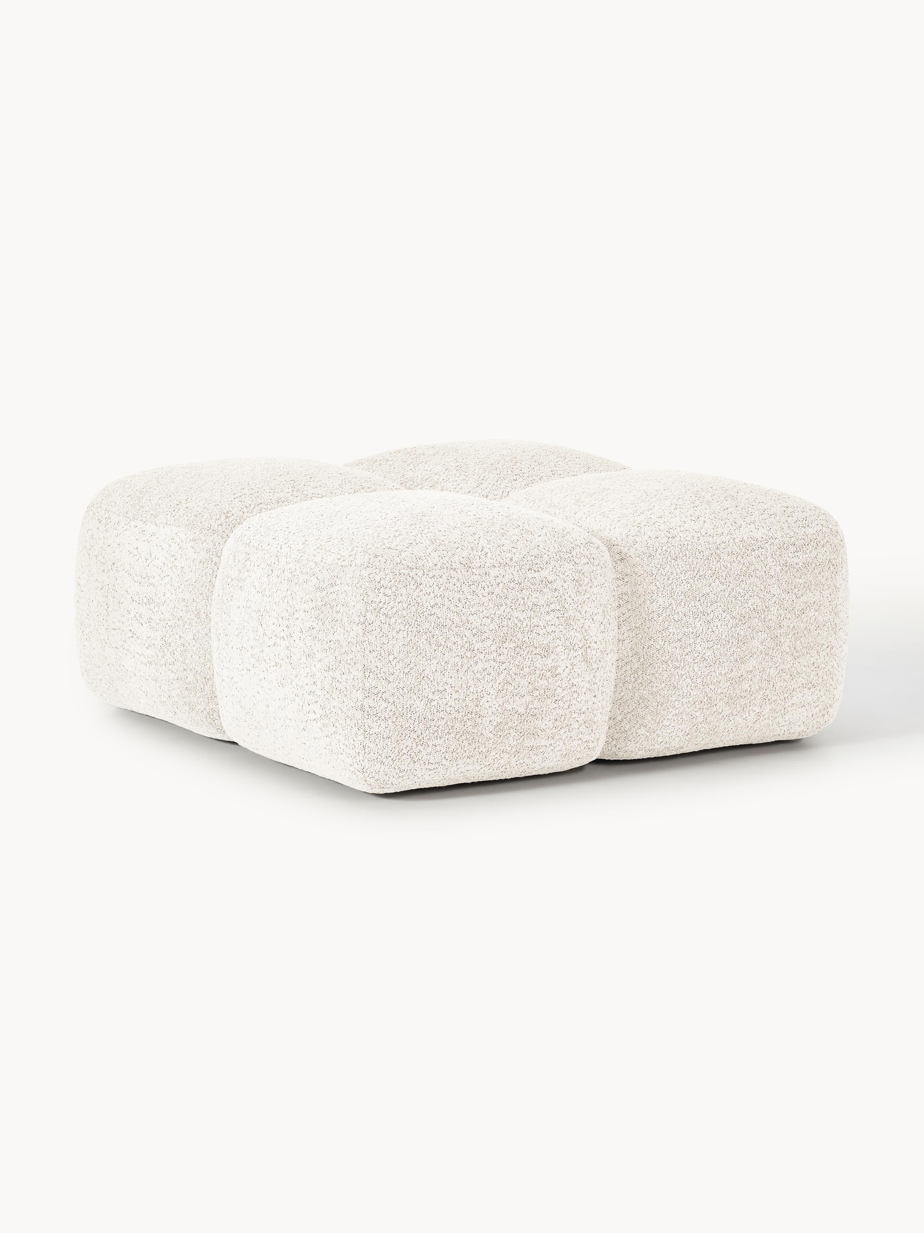 Tayla Teddy-Bouclé Ottoman