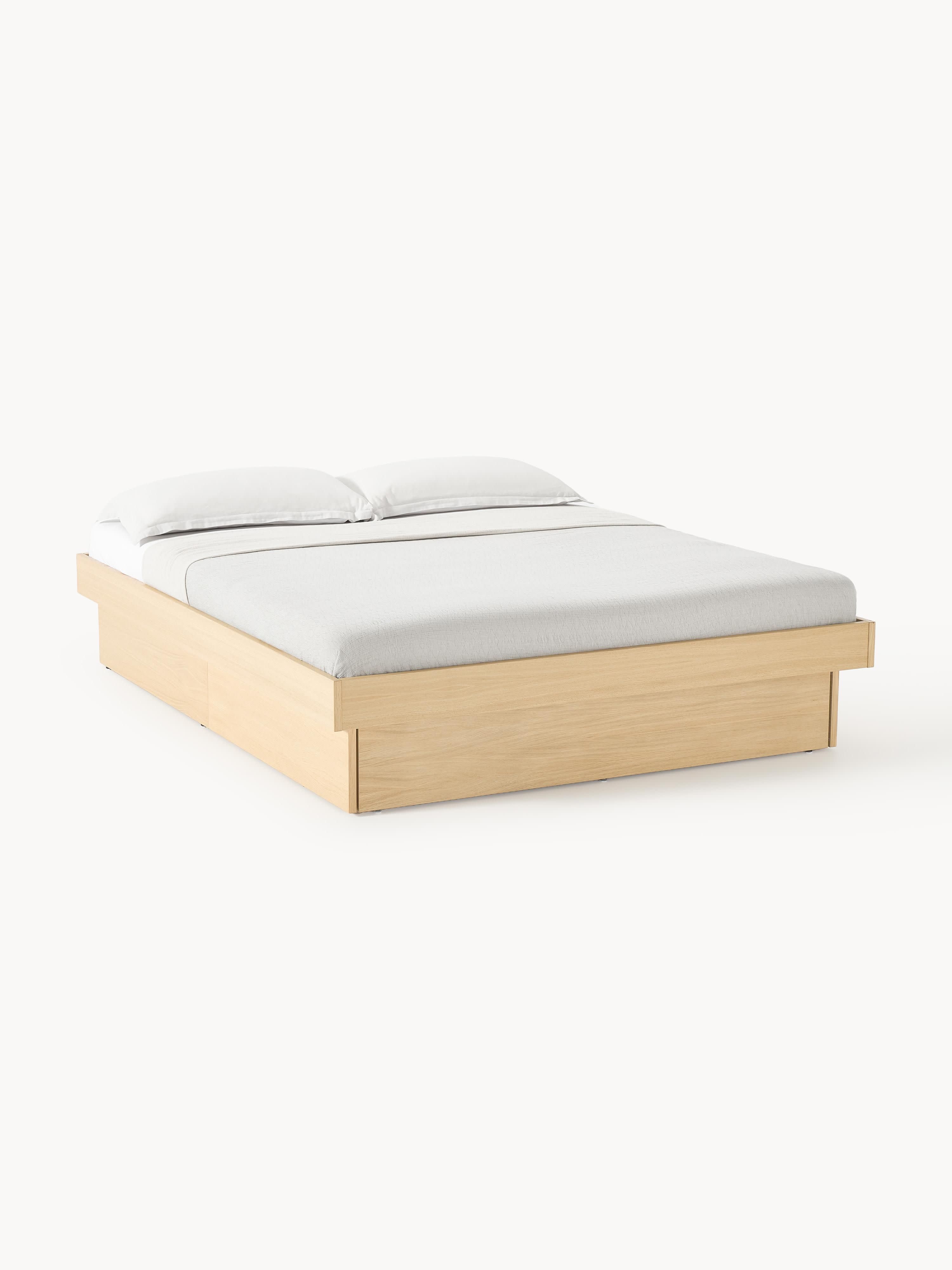 Sato Wooden Bed with Drawers