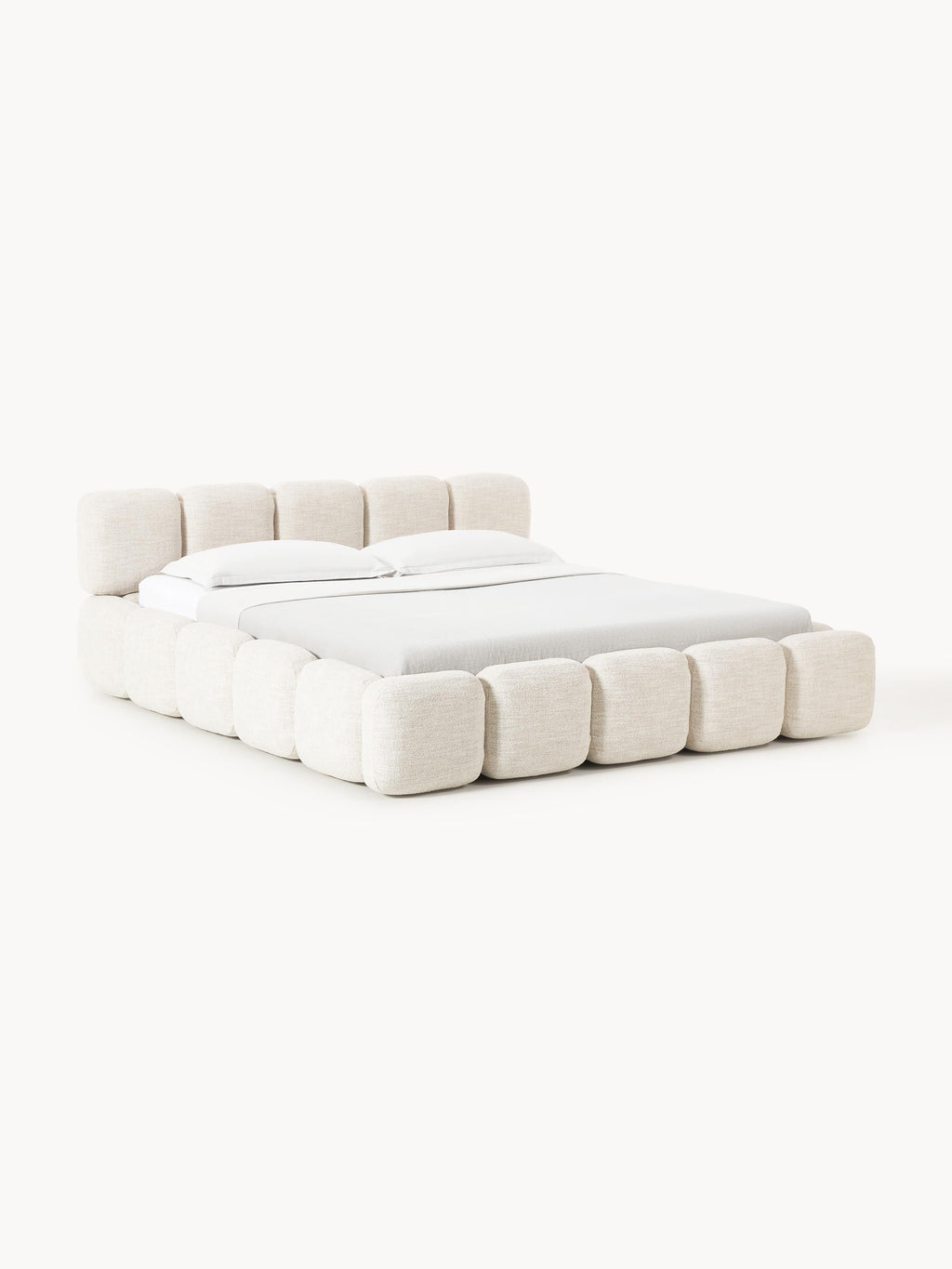 Tayla Upholstered Bouclé Bed