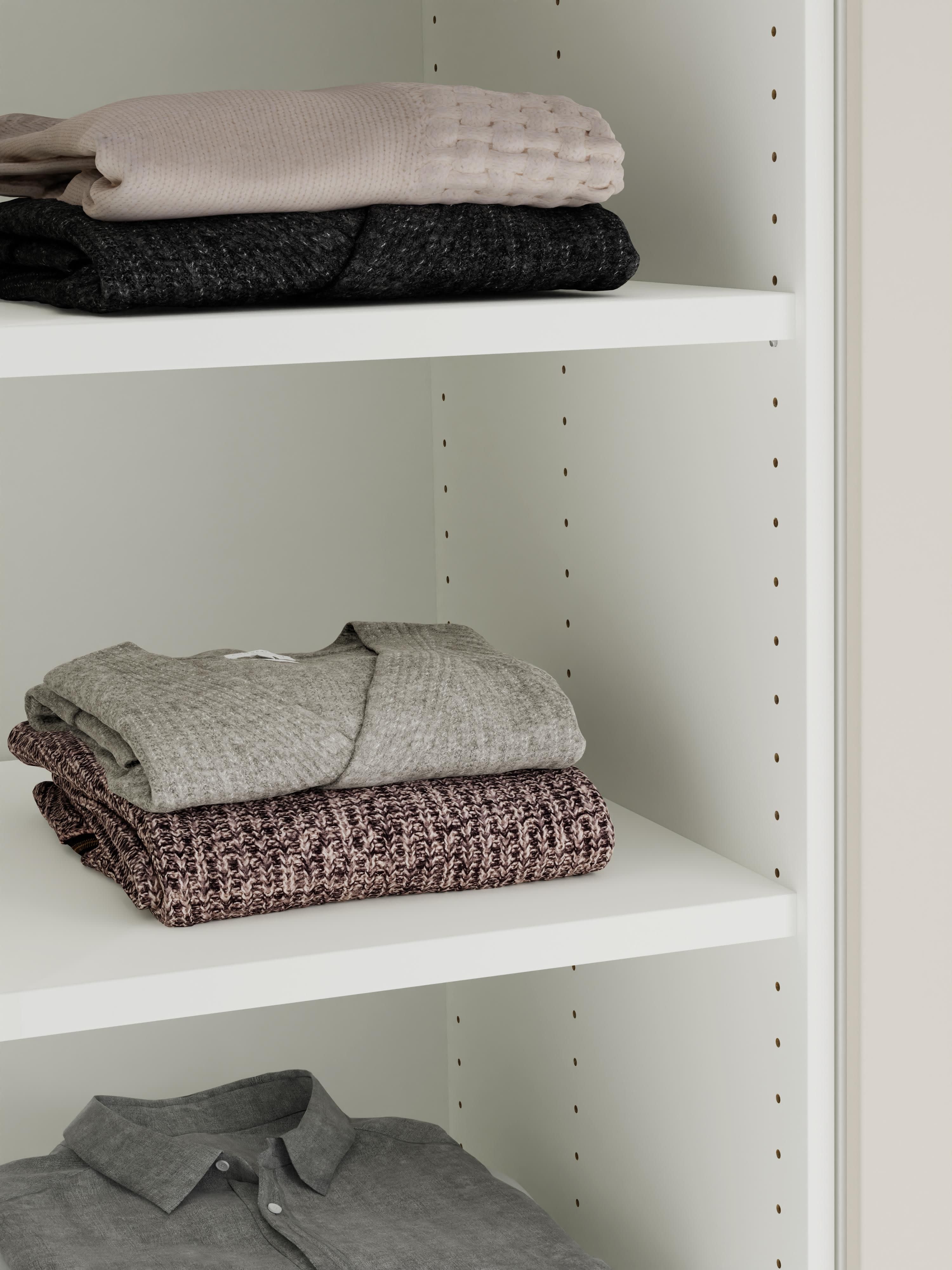 Charlotte Modular Corner Wardrobe, 165 cm Wide, in various sizes