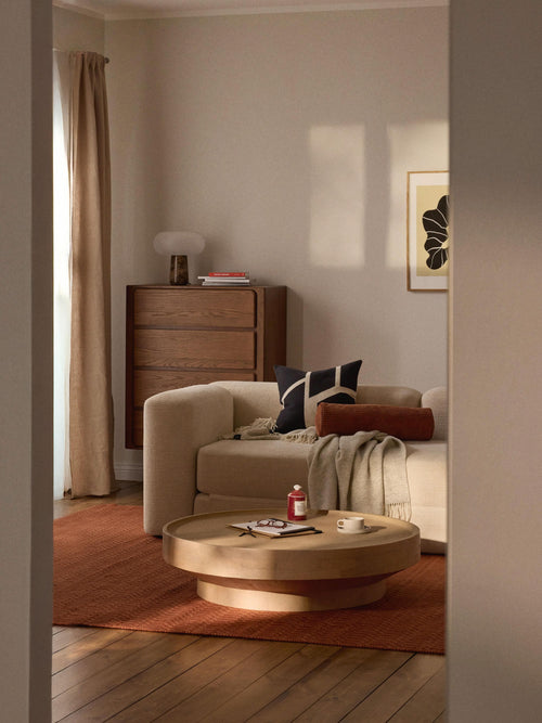 Benno Round XL Mango Wood Coffee Table