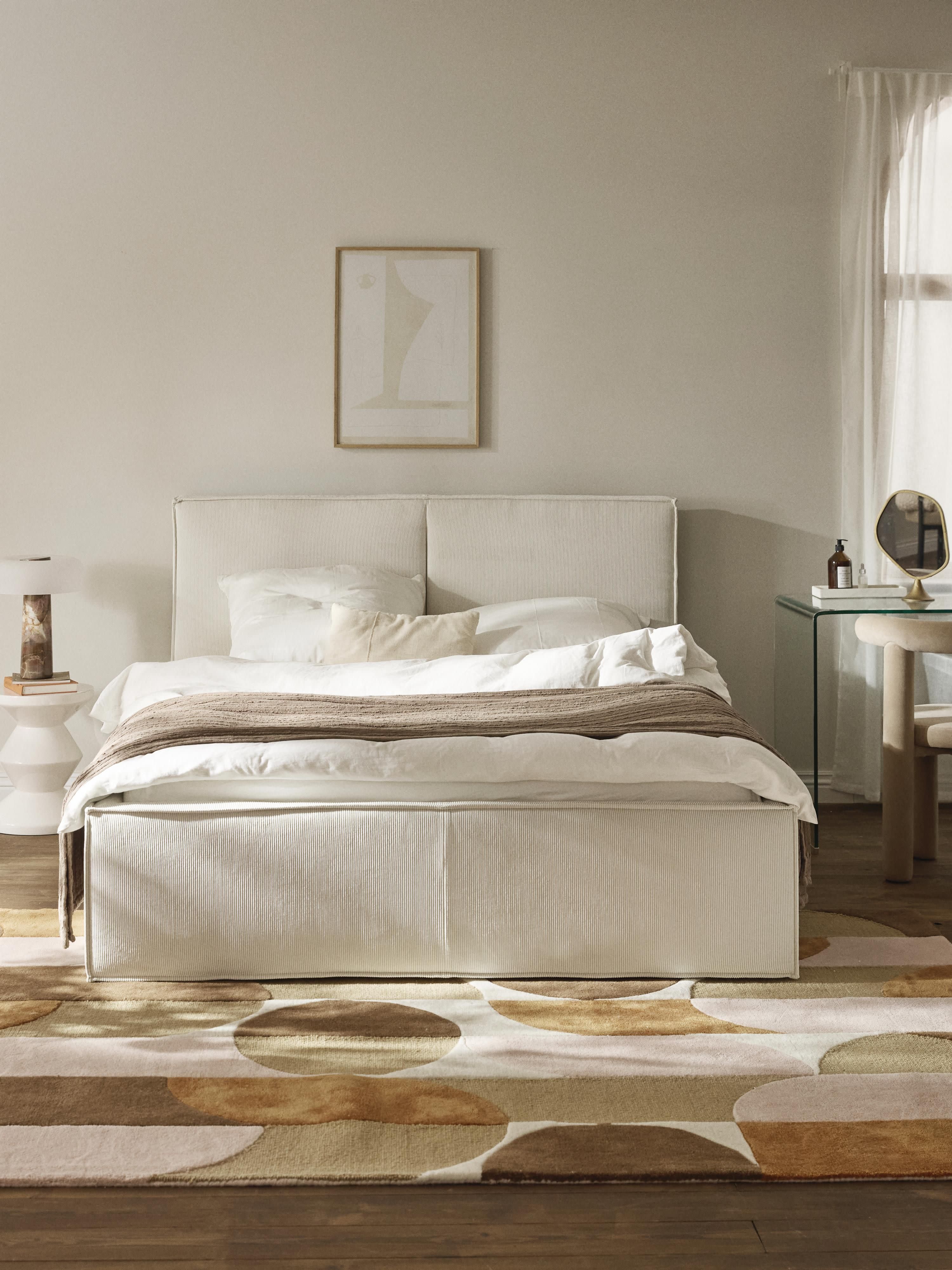 Dream Upholstered Corduroy Bed