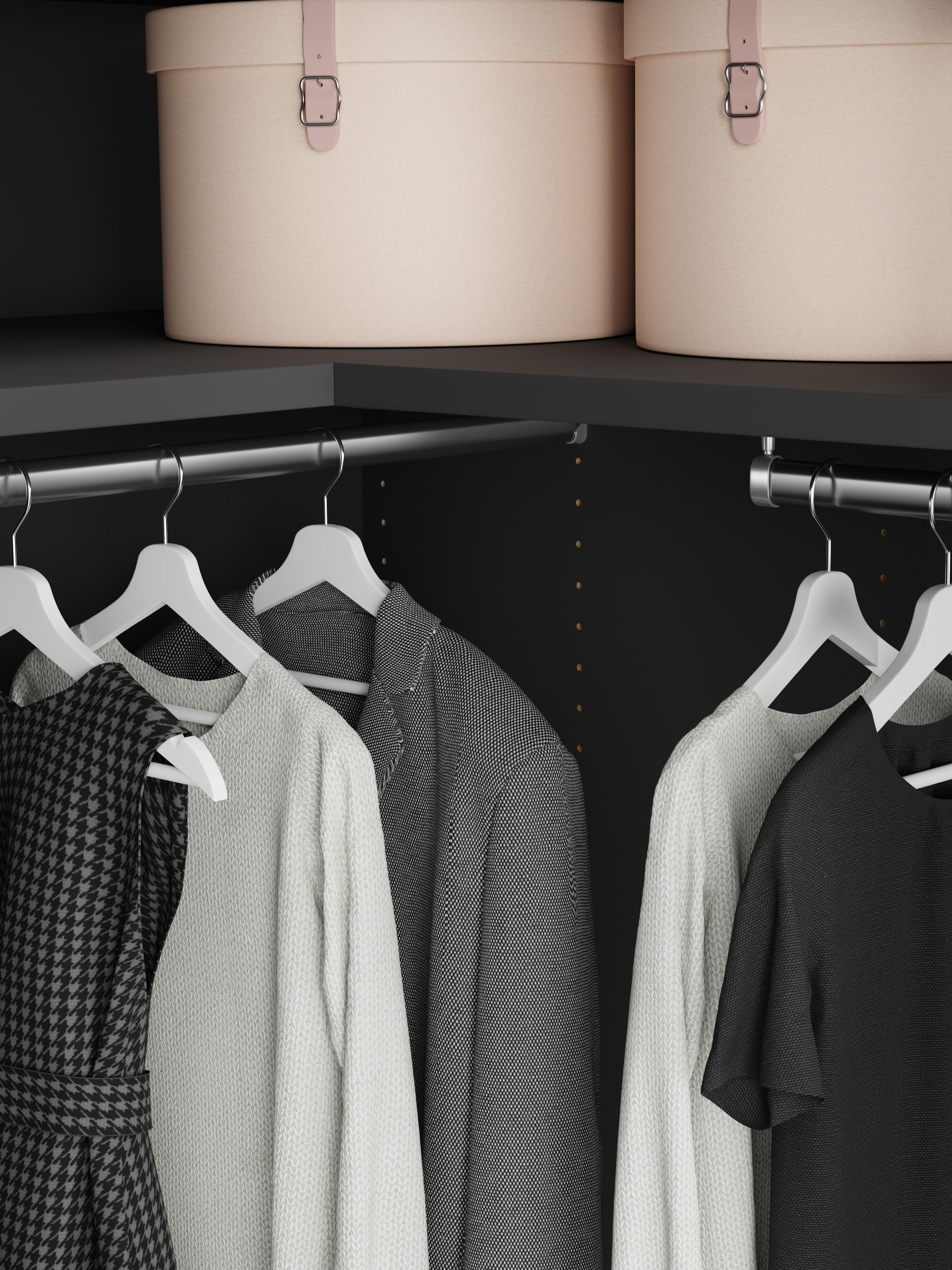 Simone Modular Corner Wardrobe, 115 cm Wide
