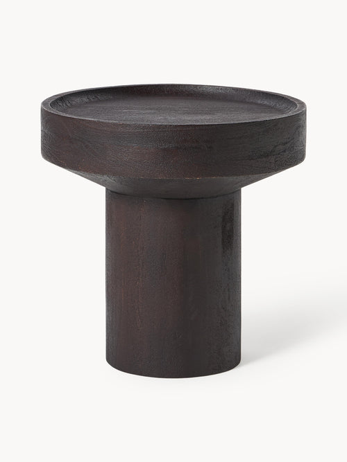 Gallery image 1 - Round Mango Wood Side Table Benno