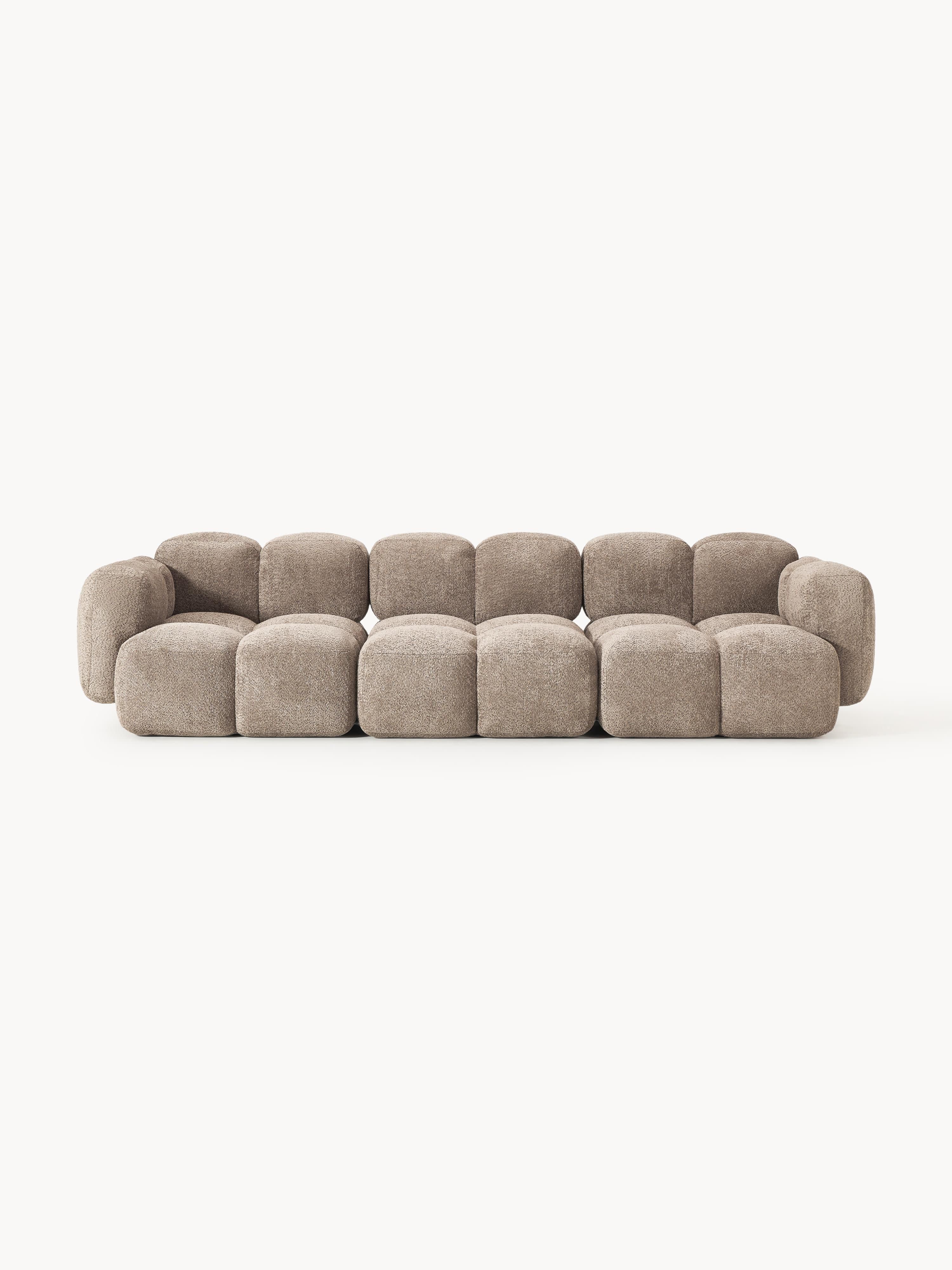Gallery image 1 - Modular Teddy-Bouclé Sofa Tayla (4-seater)