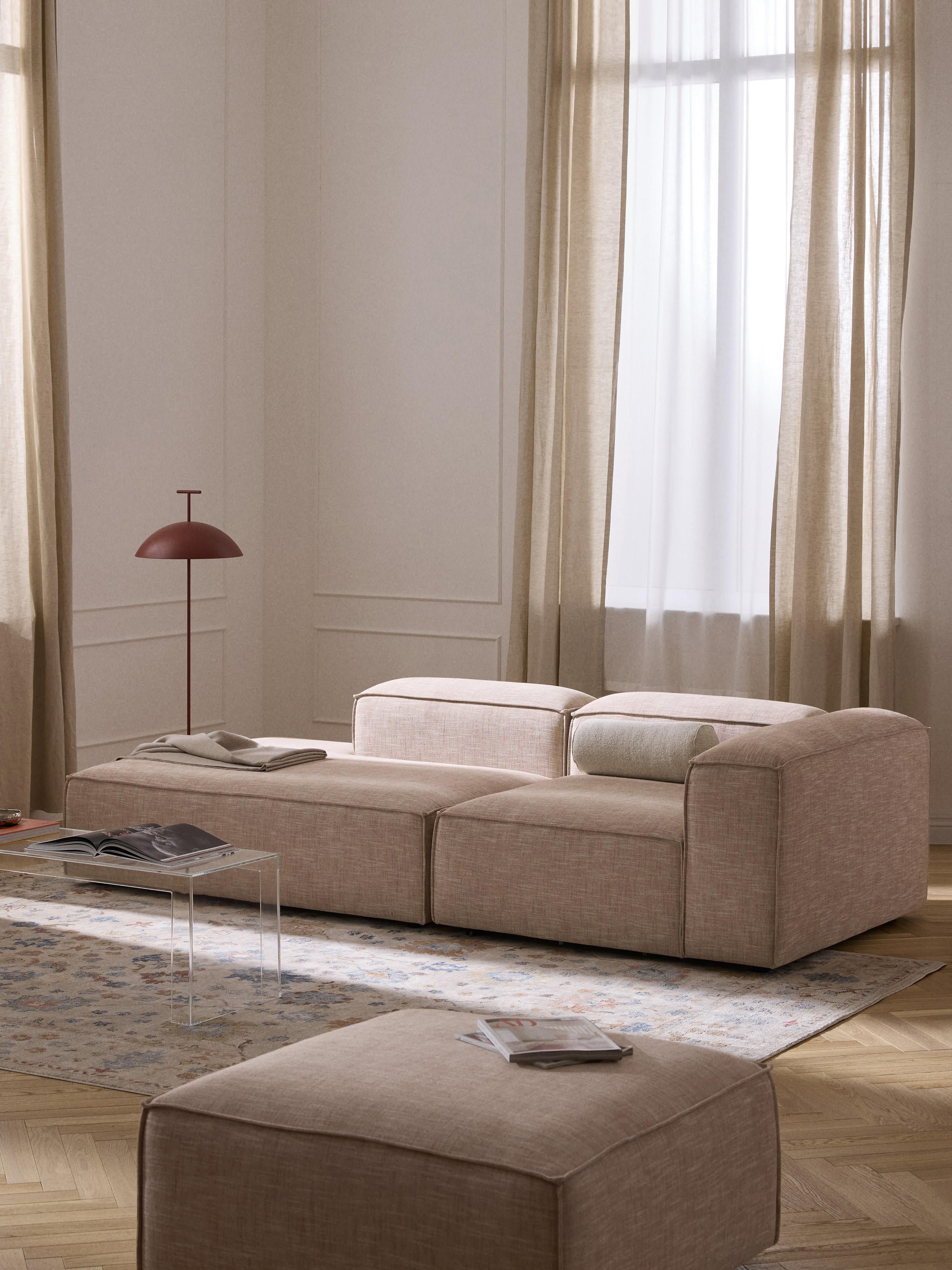 Lennon Linen Blend Chaise Module