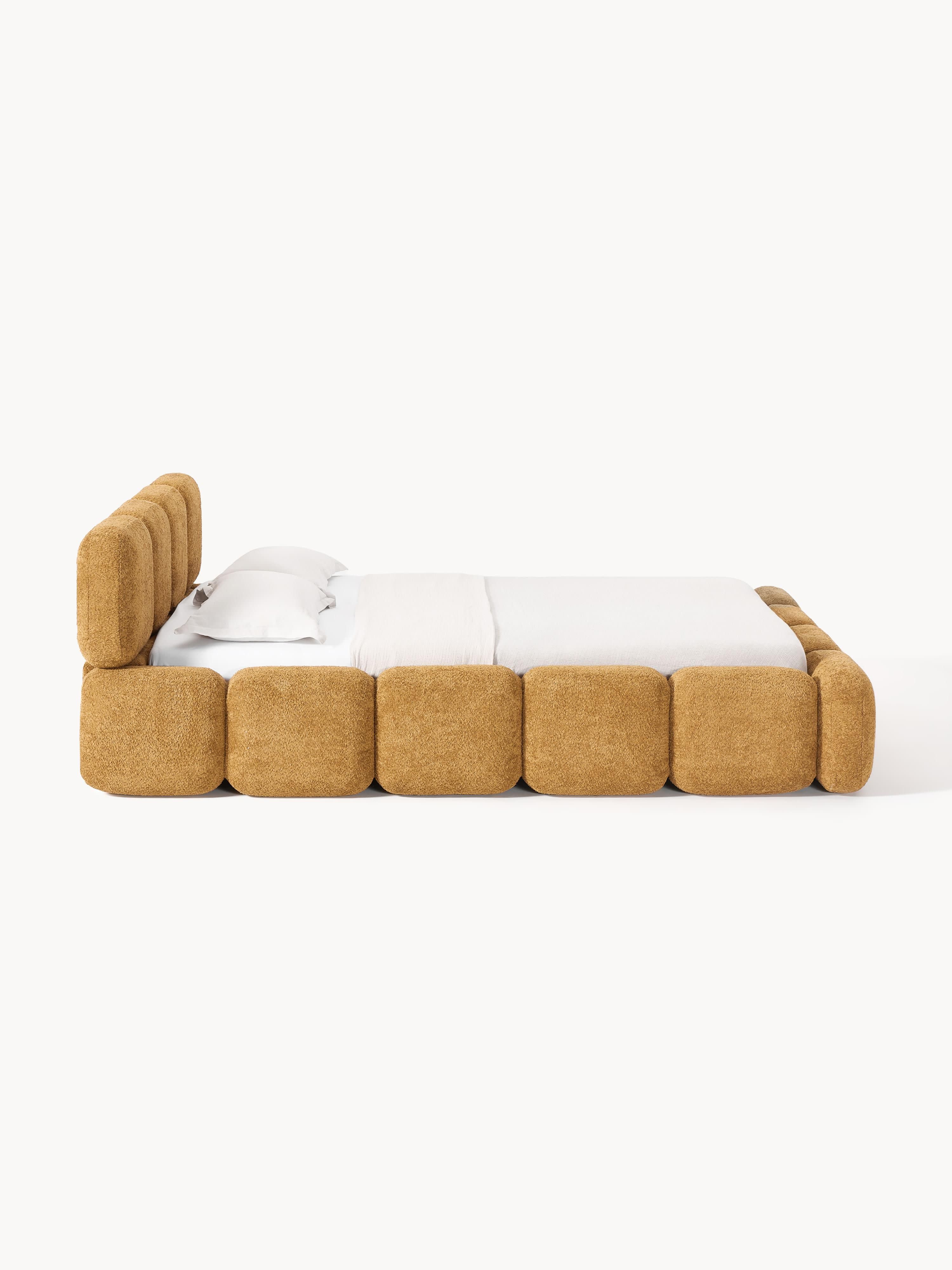 Tayla Upholstered Teddy Bouclé Bed