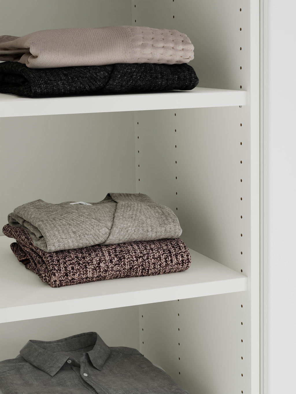 Leon Modular Corner Wardrobe, 165 cm Wide, in various sizes