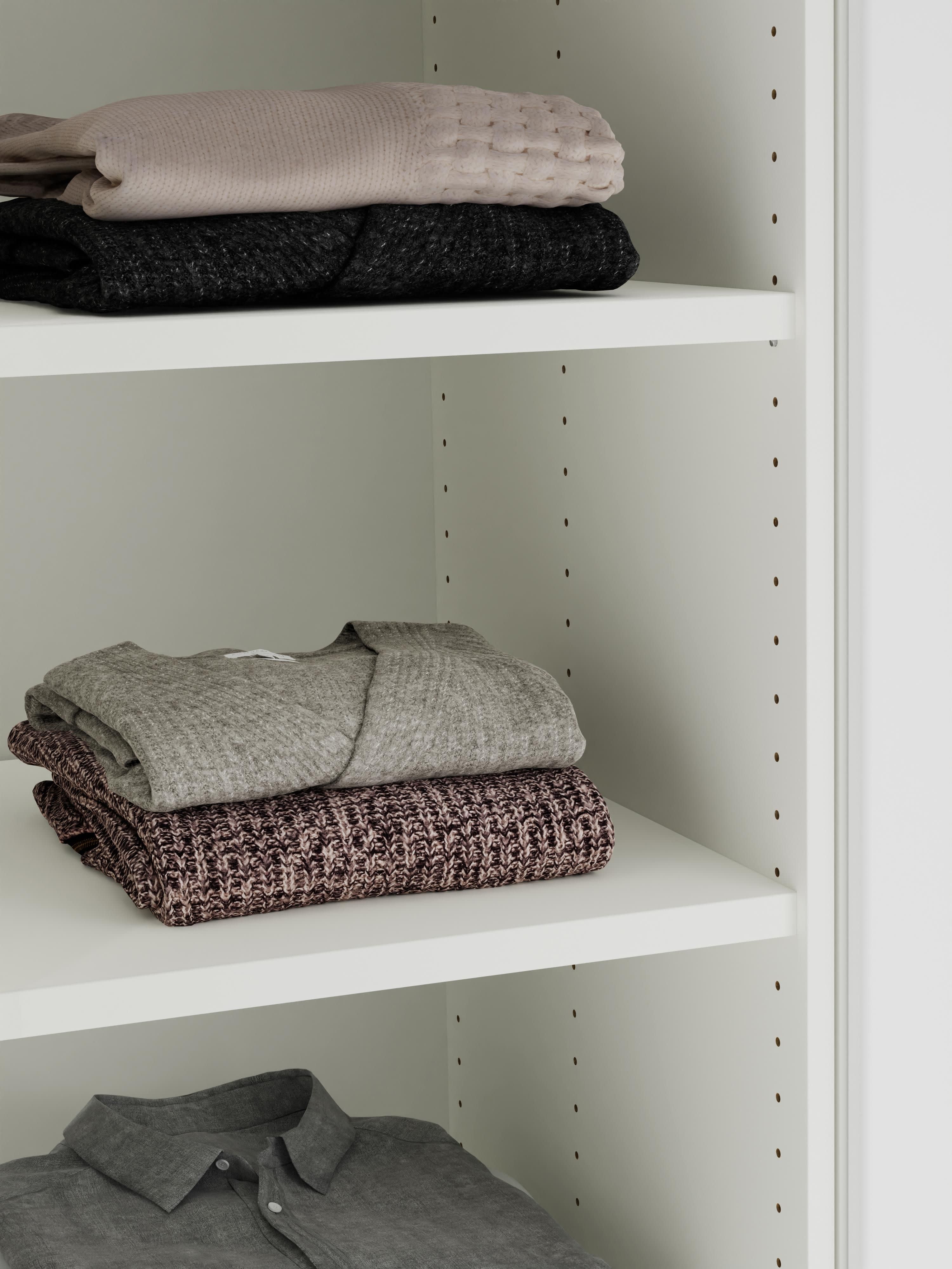 Leon Modular Corner Wardrobe, 165 cm Wide, in various sizes