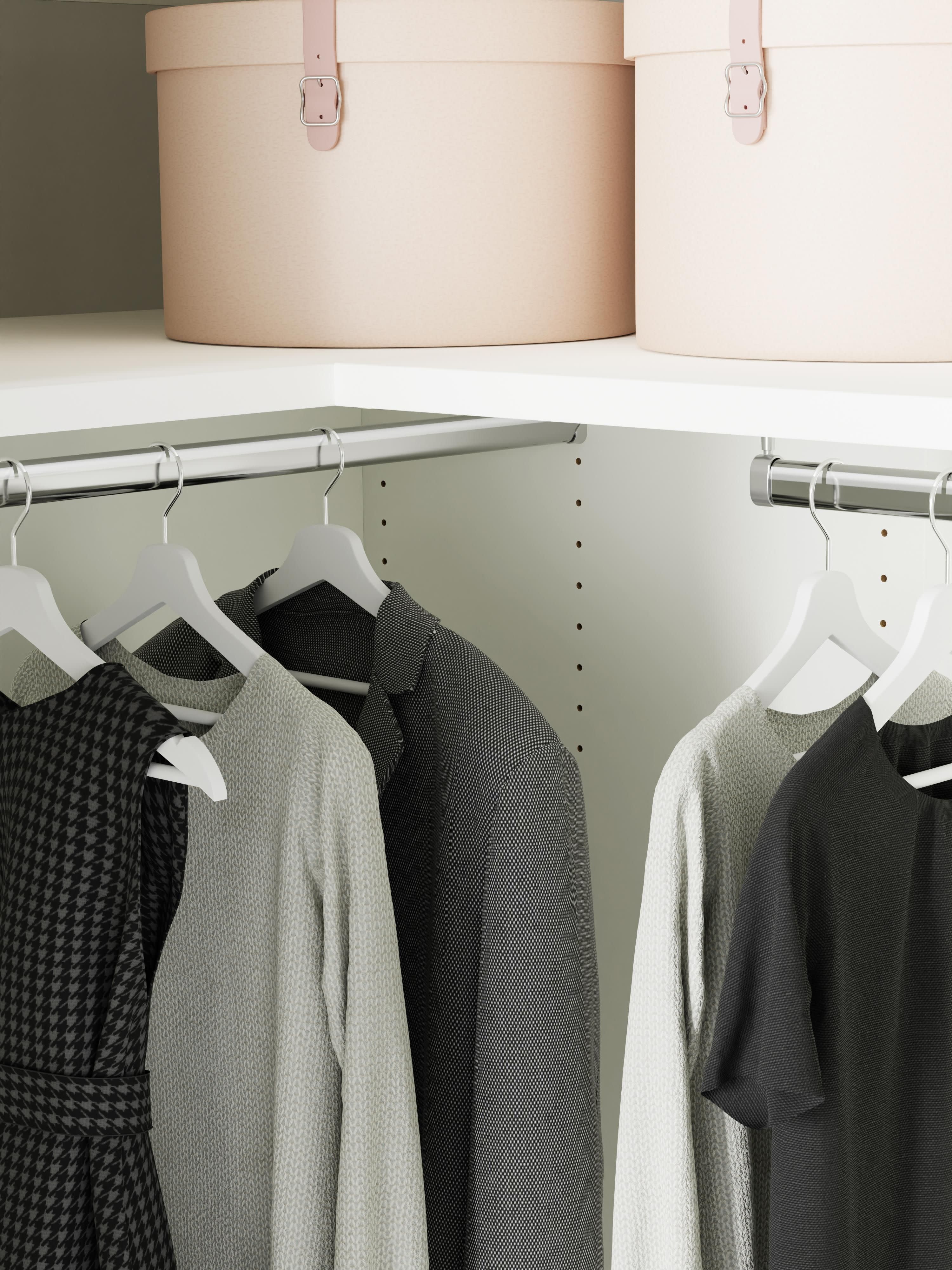 Leon Modular Corner Wardrobe, 165 cm Wide, in various sizes