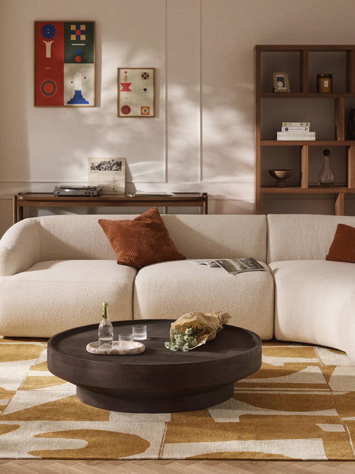 Benno Round Xl Mango Wood Coffee Table