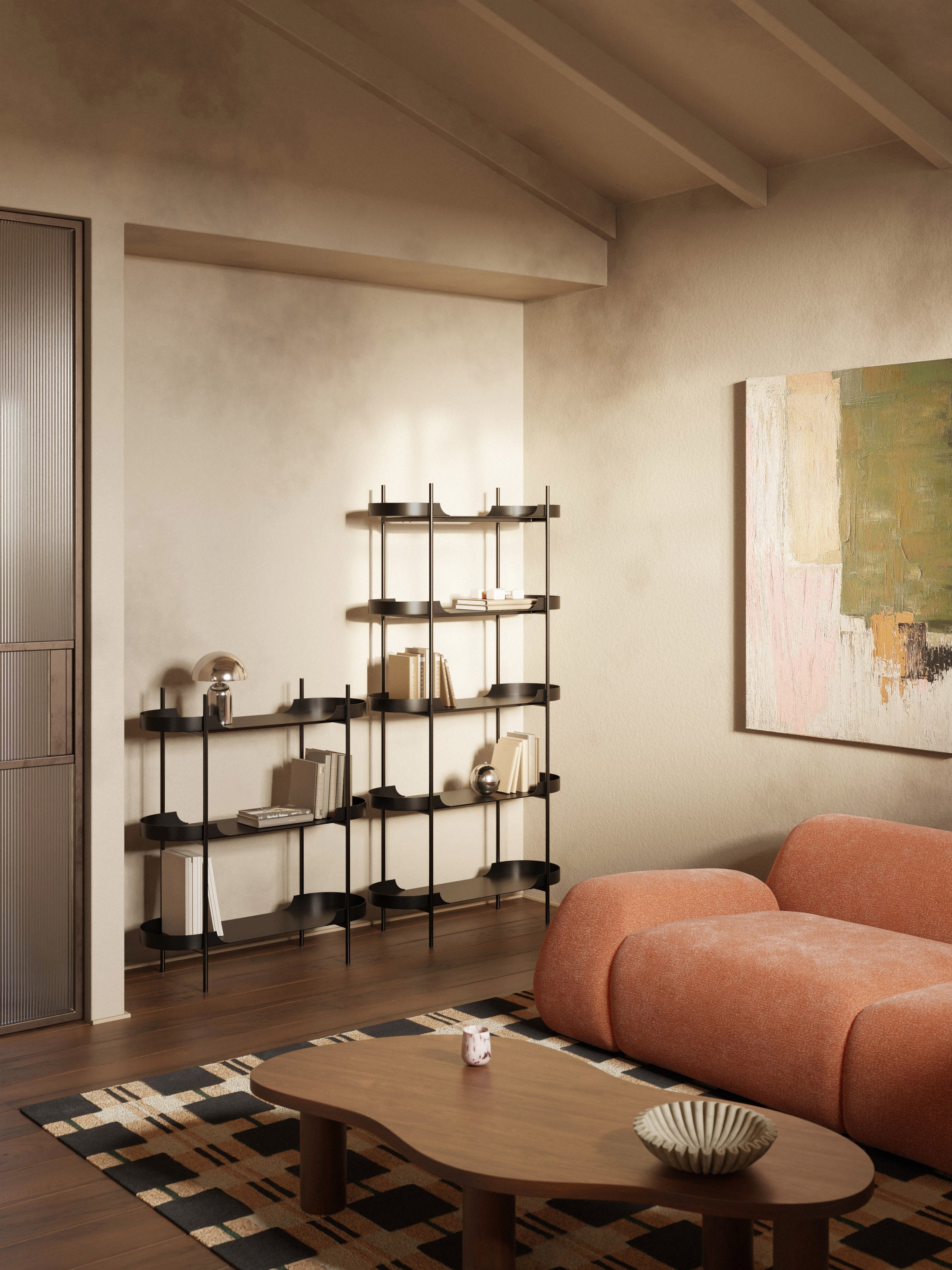 Taru Tall Metal Shelving Unit