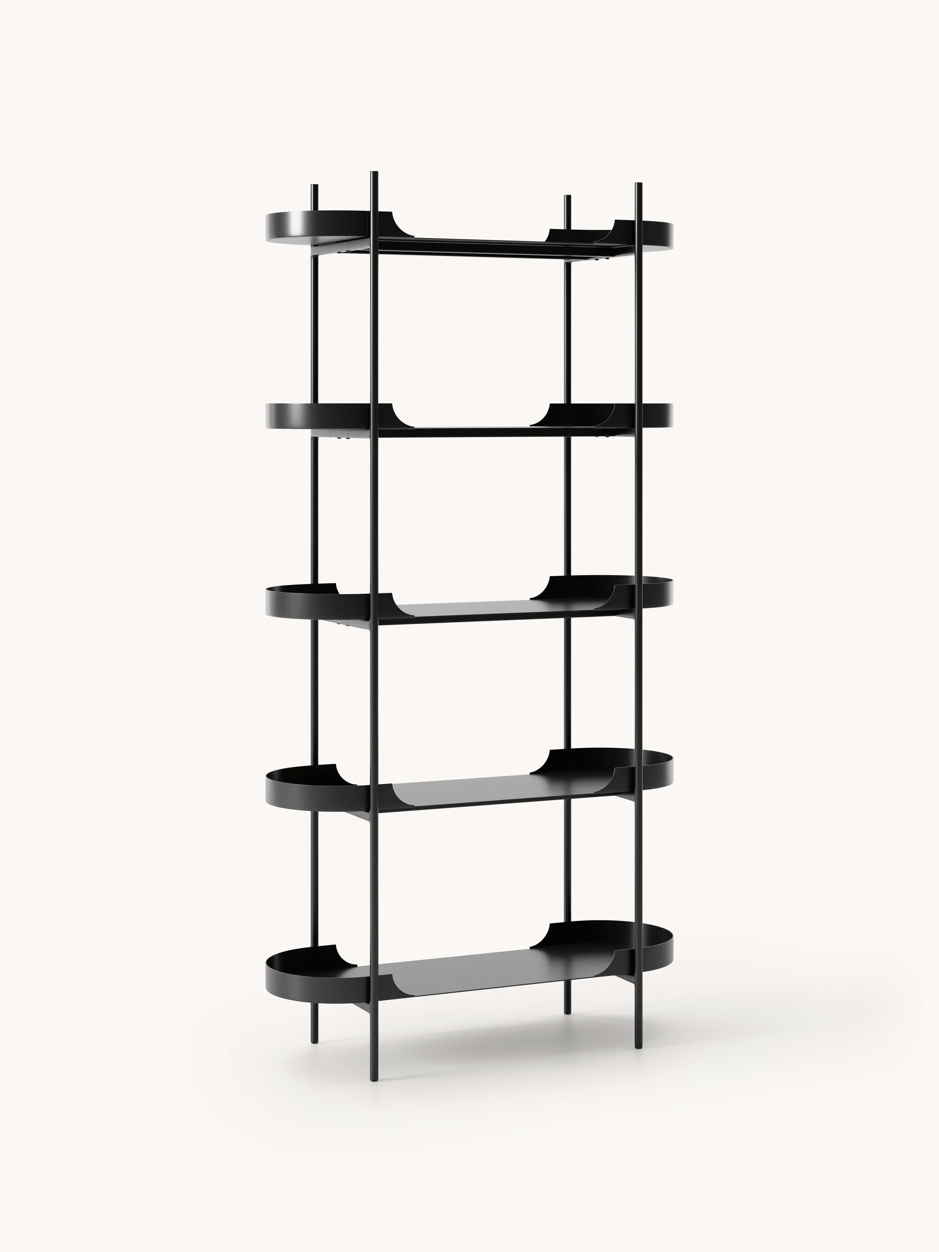 Taru Tall Metal Shelving Unit