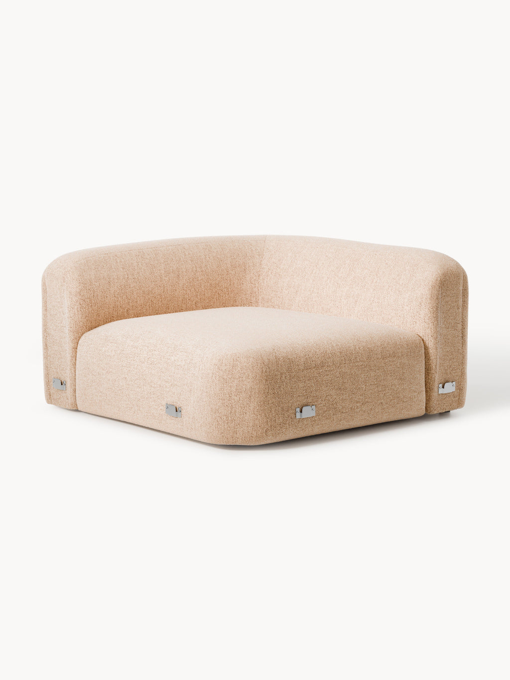 Gallery image 1 - Round Bouclé Corner Module Wolke