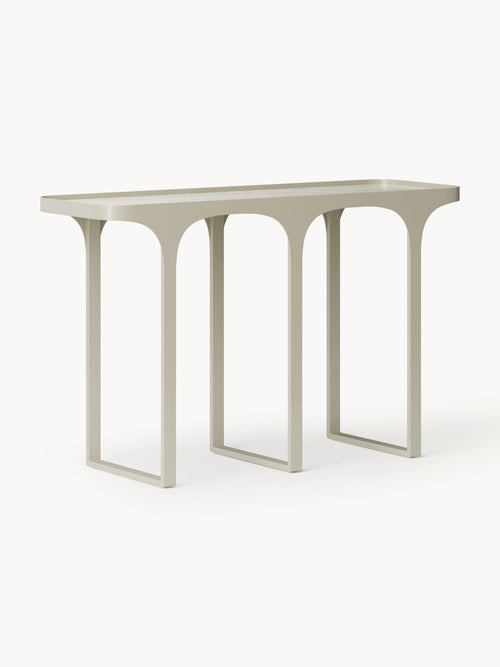 Gallery image 1 - Travertine Effect Console Table Bella