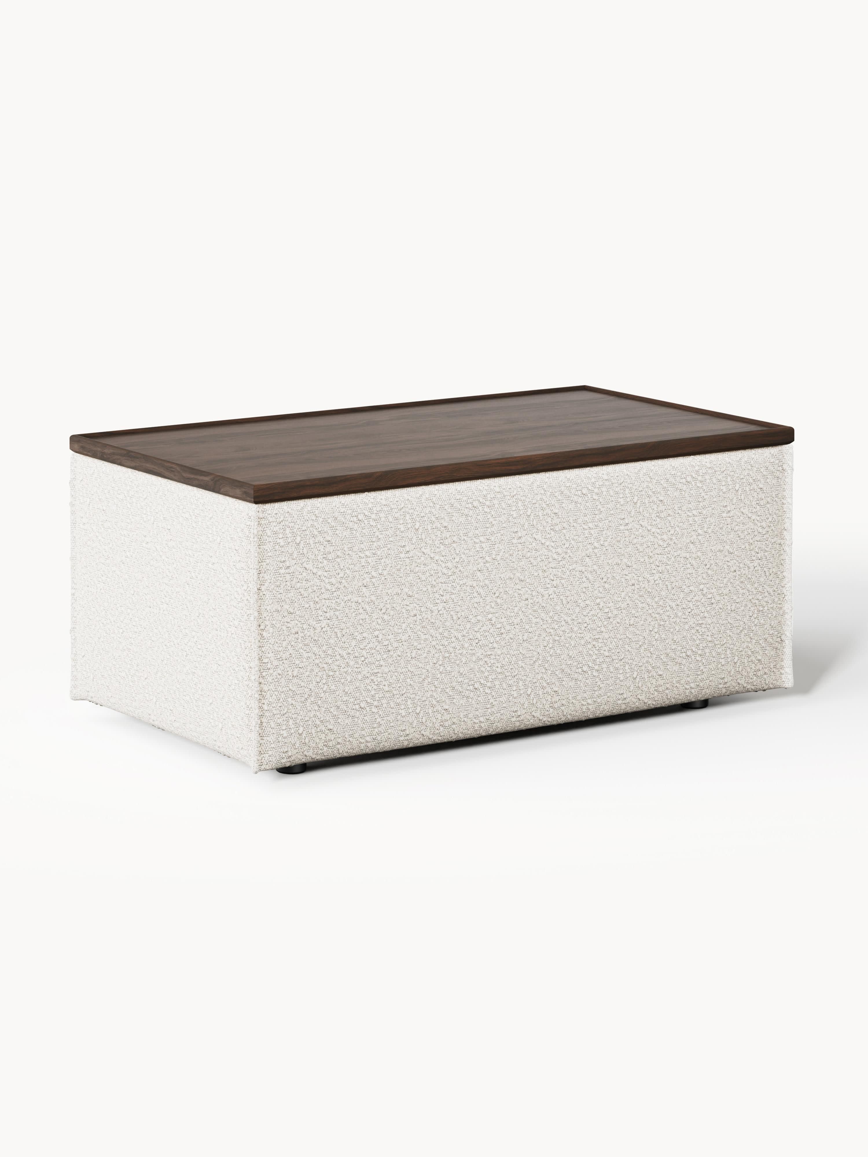 Gallery image 1 - Bouclé Ottoman Lennon with Storage