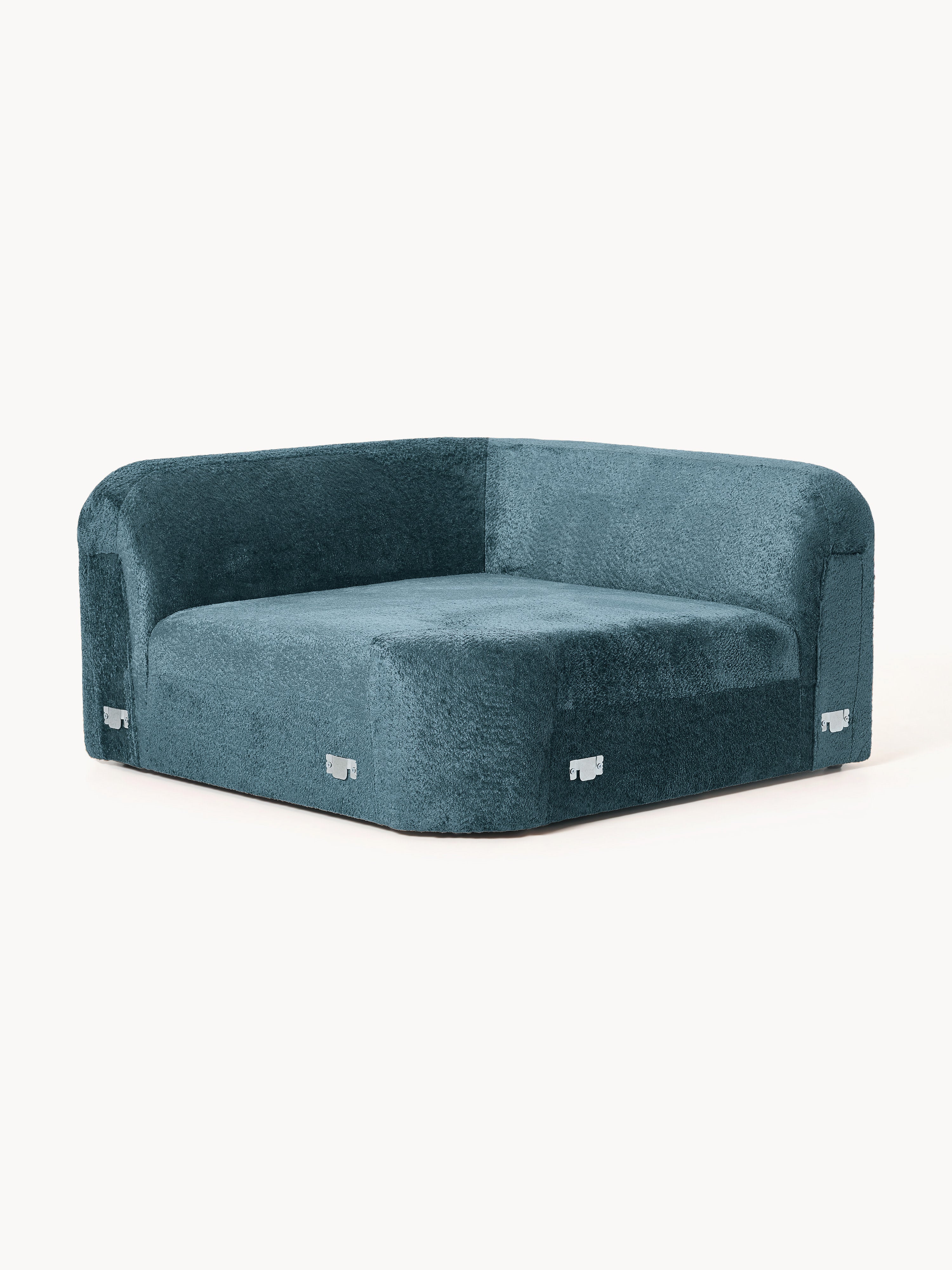 Wolke Round Teddy Bouclé Corner Module