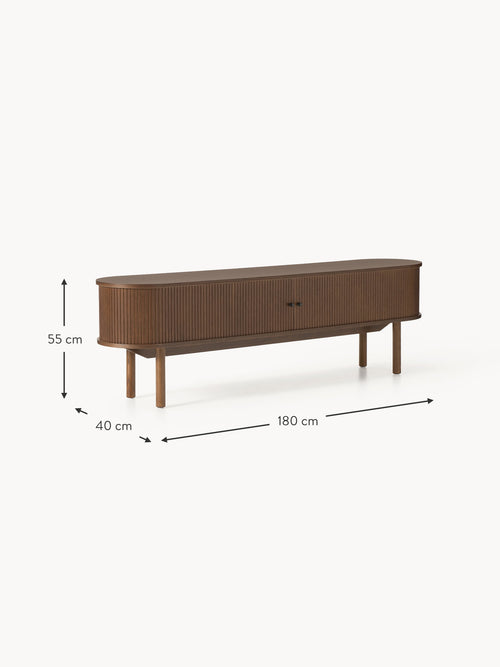 Calary TV Stand with Fluted Front