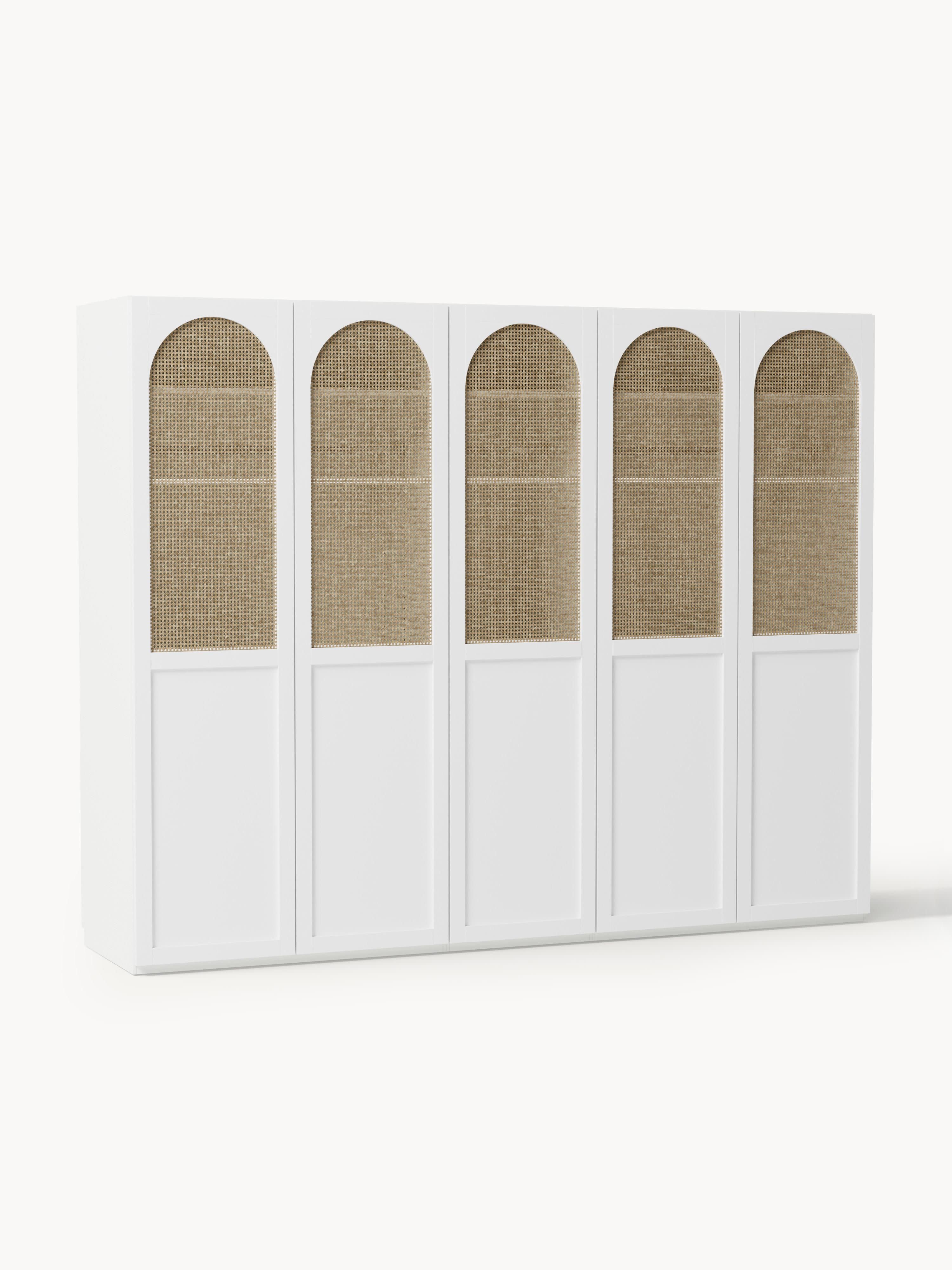 Jeanne Modular Hinged Door Wardrobe, 250 cm Wide, in various sizes