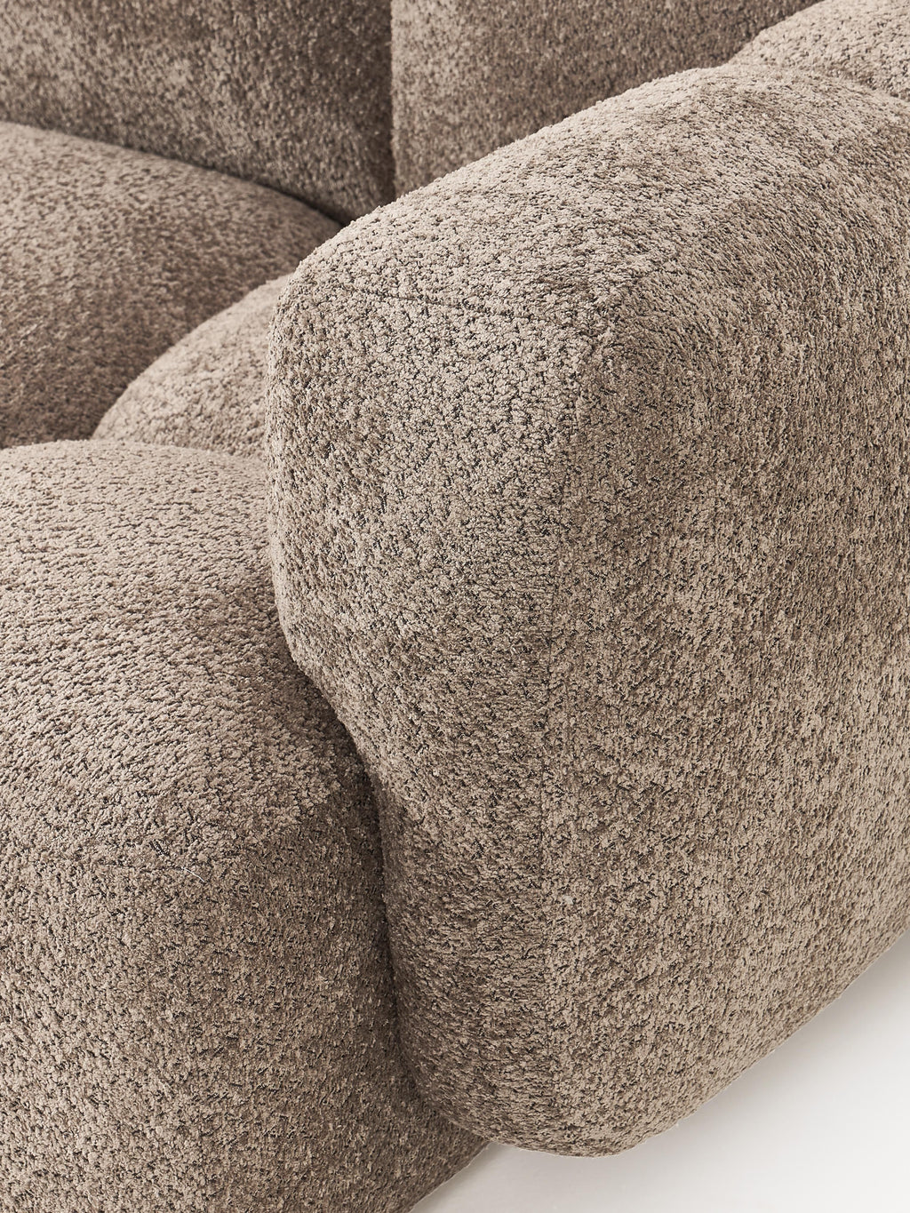 Tayla Modular Teddy-Bouclé Sofa (3-seater)