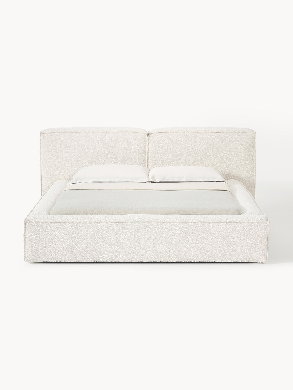 Lennon Upholstered Bouclé Bed