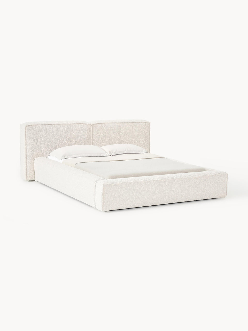 Lennon Upholstered Bouclé Bed