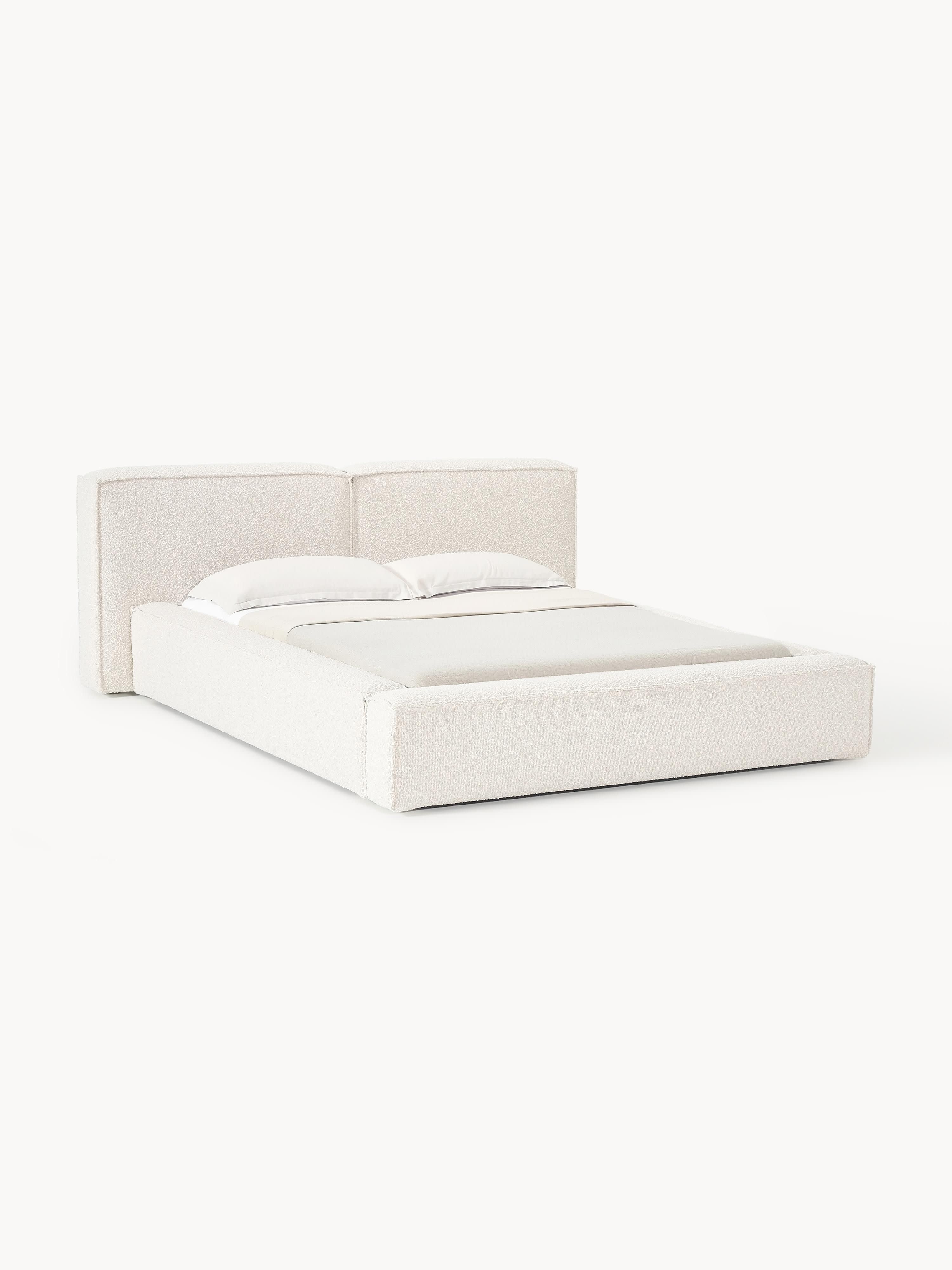 Lennon Upholstered Bouclé Bed