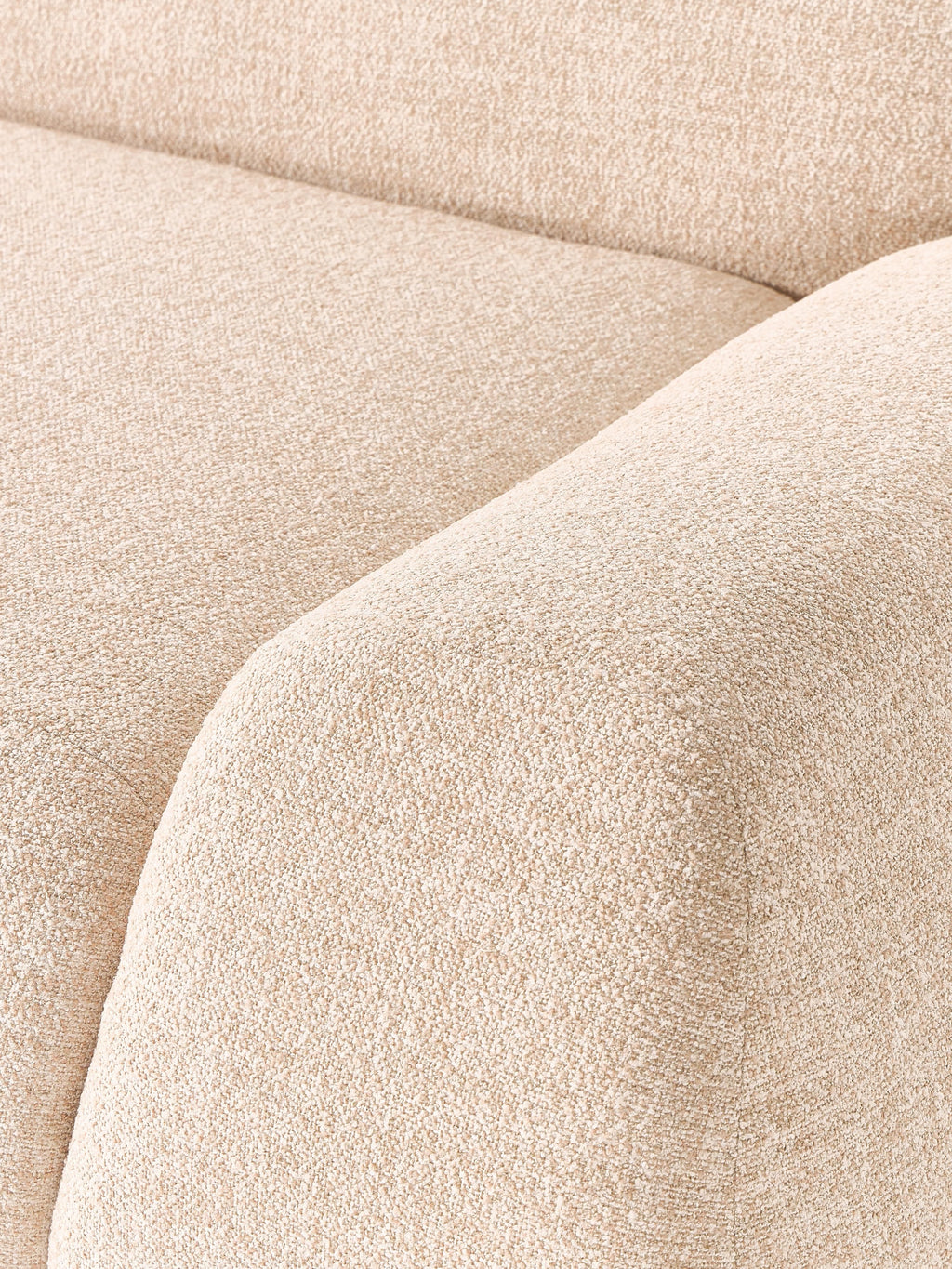 Wolke Modular Bouclé Corner Sofa (4-seater)