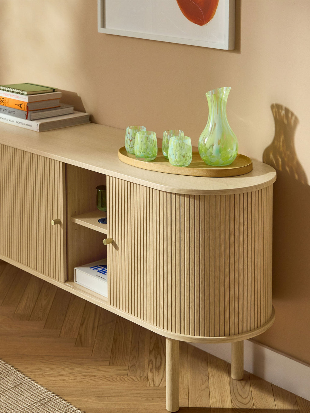 Calary XL Sideboard with Fluted Front