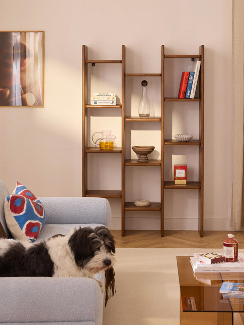 Chandler Oak Wood Shelving Unit