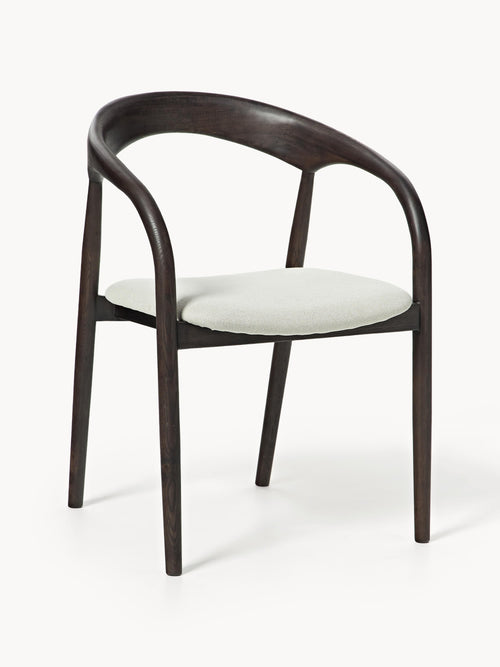 Gallery image 1 - Ash Wood Dining Chair Camille with Seat Cushion