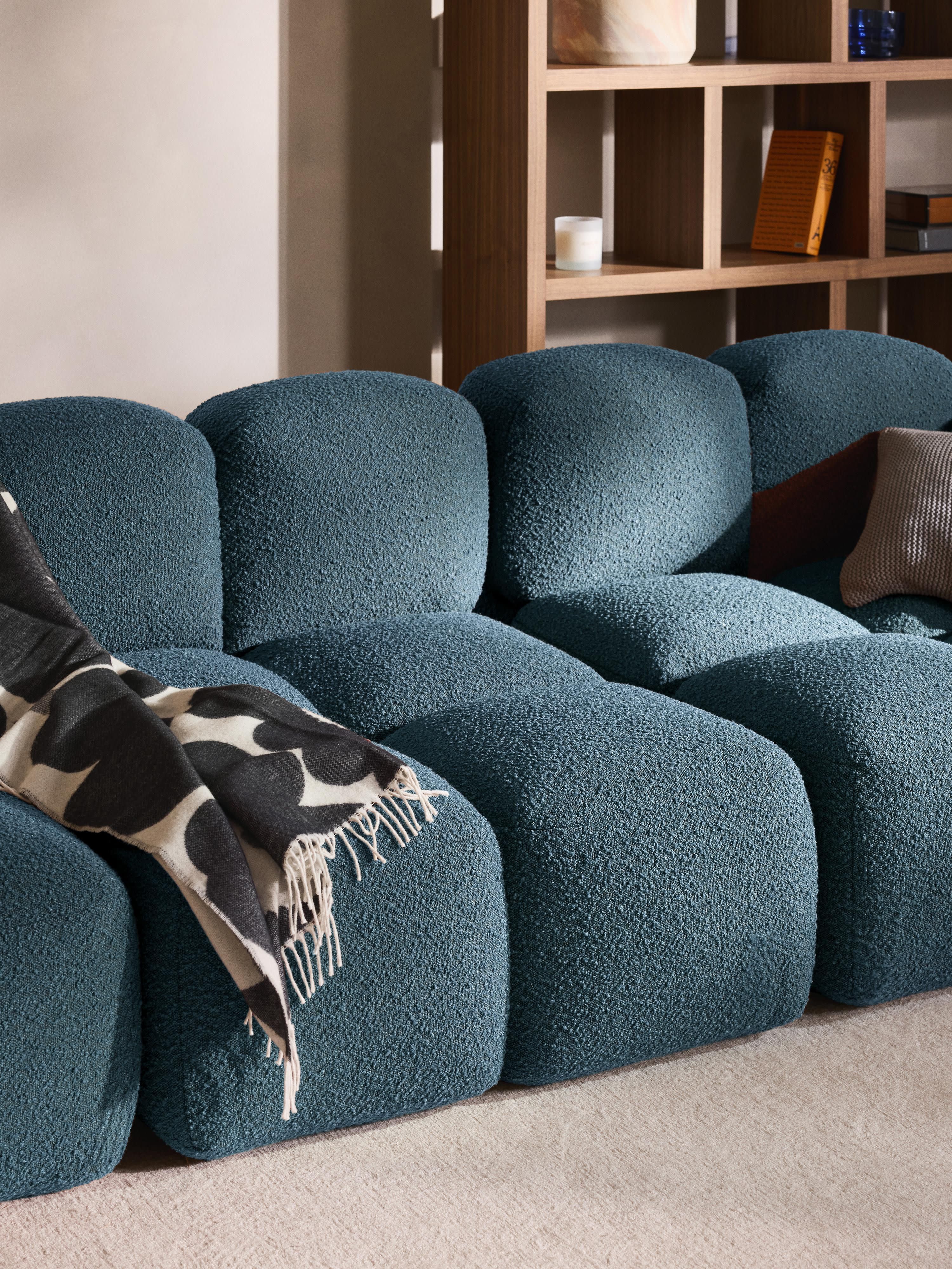 Tayla Bouclé Modular Sofa (4-seater)