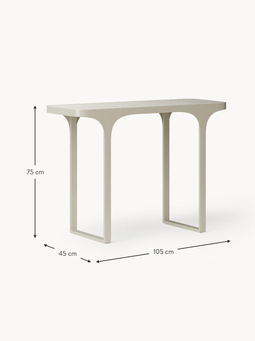 Bella Travertine Effect Console Table