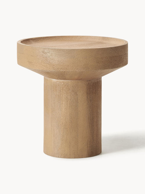 Gallery image 1 - Round Mango Wood Side Table Benno