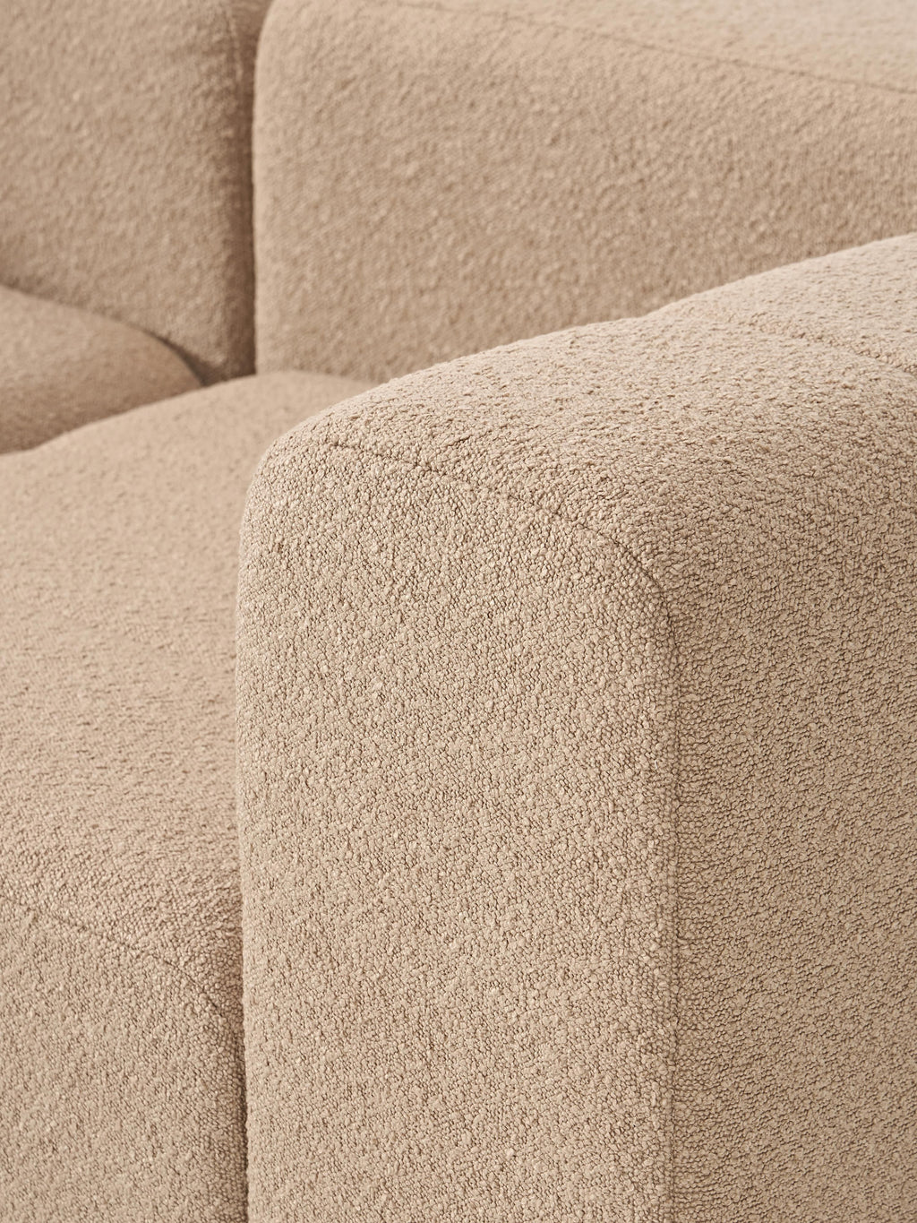 Lena Bouclé Modular Sofa (4-seater)