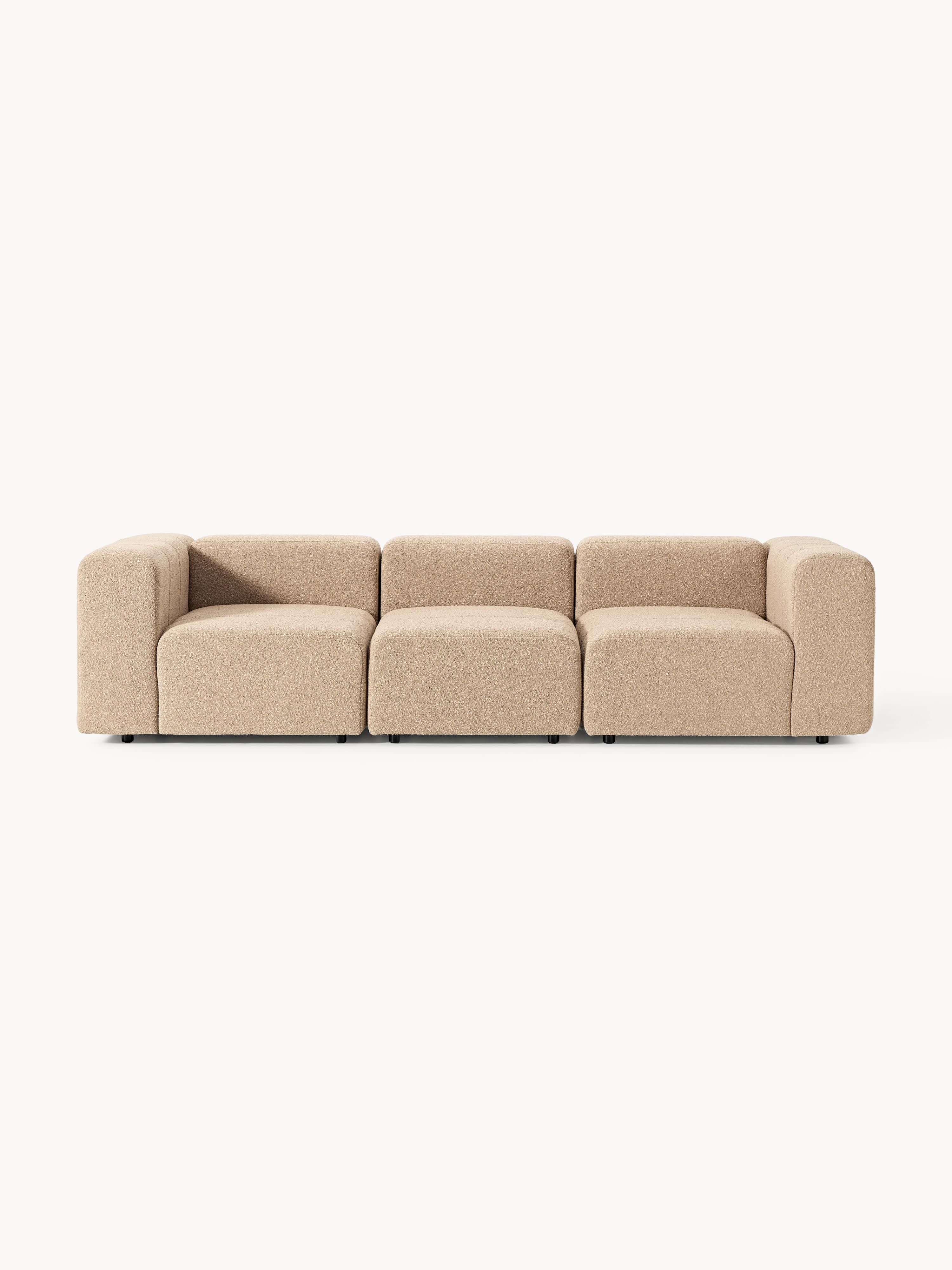 Lena Bouclé Modular Sofa (4-seater)