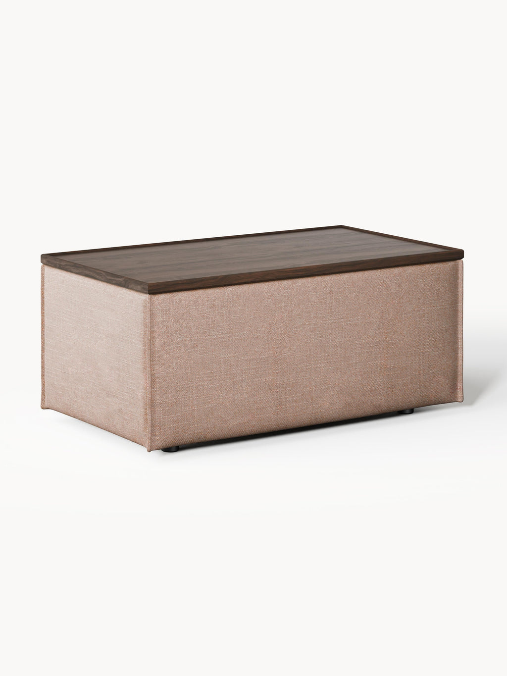 Gallery image 1 - Linen Blend Ottoman Lennon with Storage
