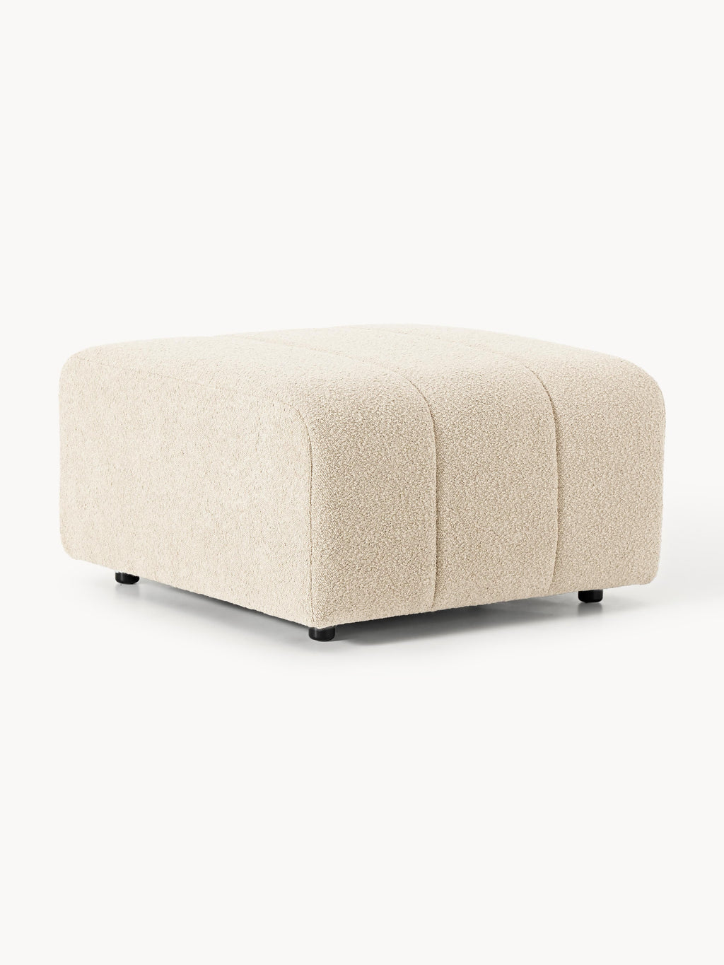 Gallery image 1 - Bouclé Ottoman Lena