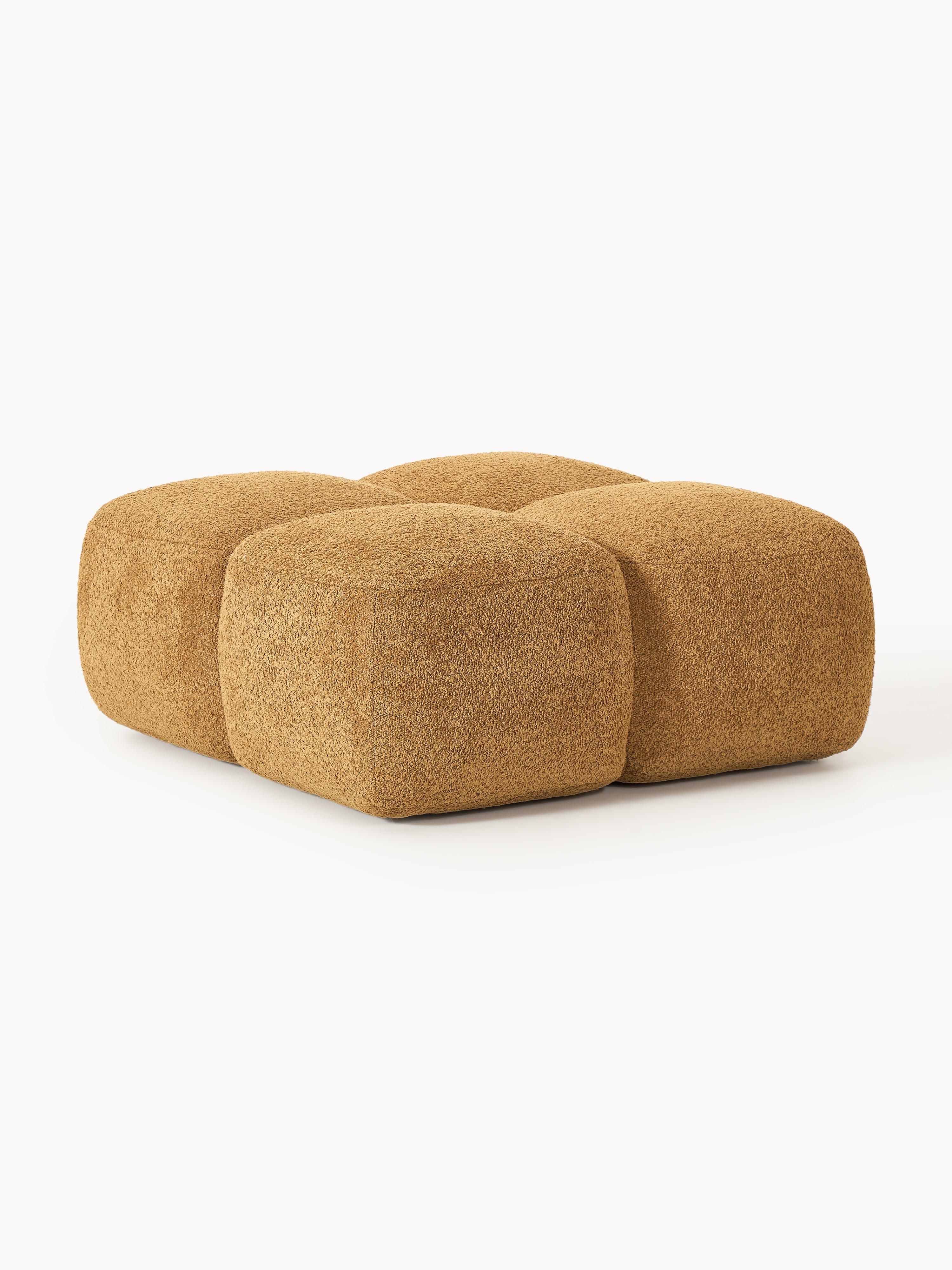 Tayla Teddy-Bouclé Ottoman