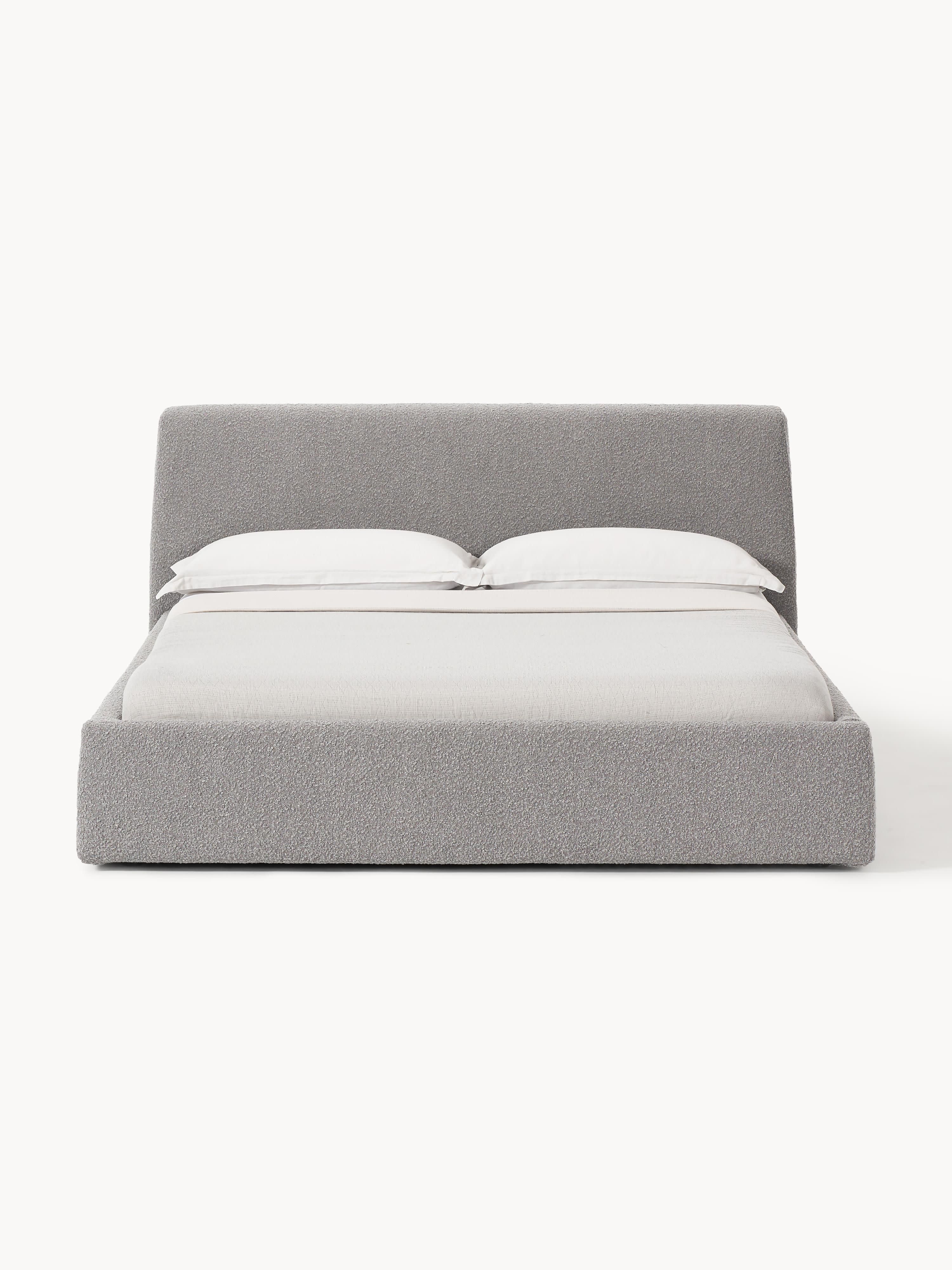 Cloud Upholstered Bouclé Bed