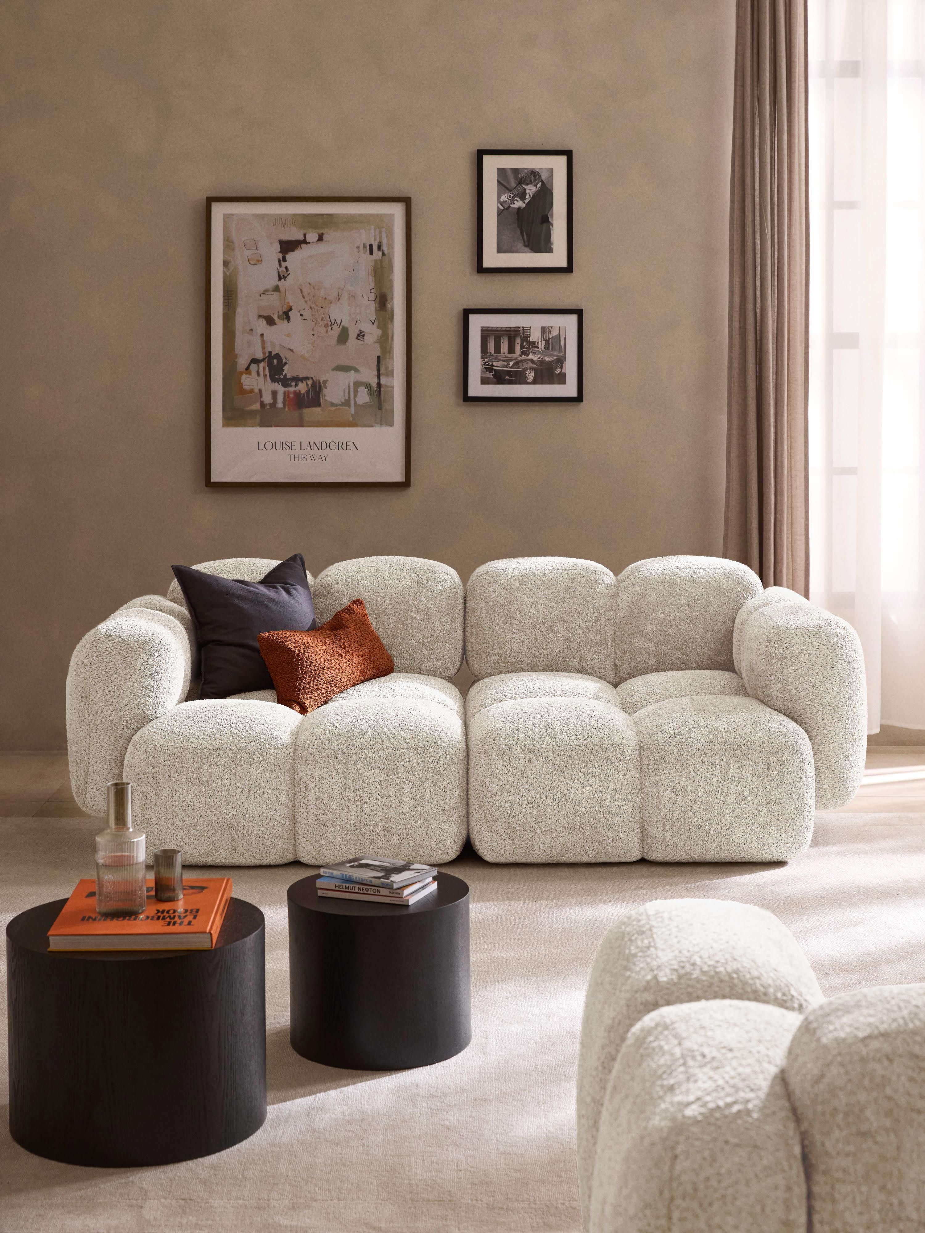 Tayla Modular Teddy-Bouclé Sofa (2-seater)