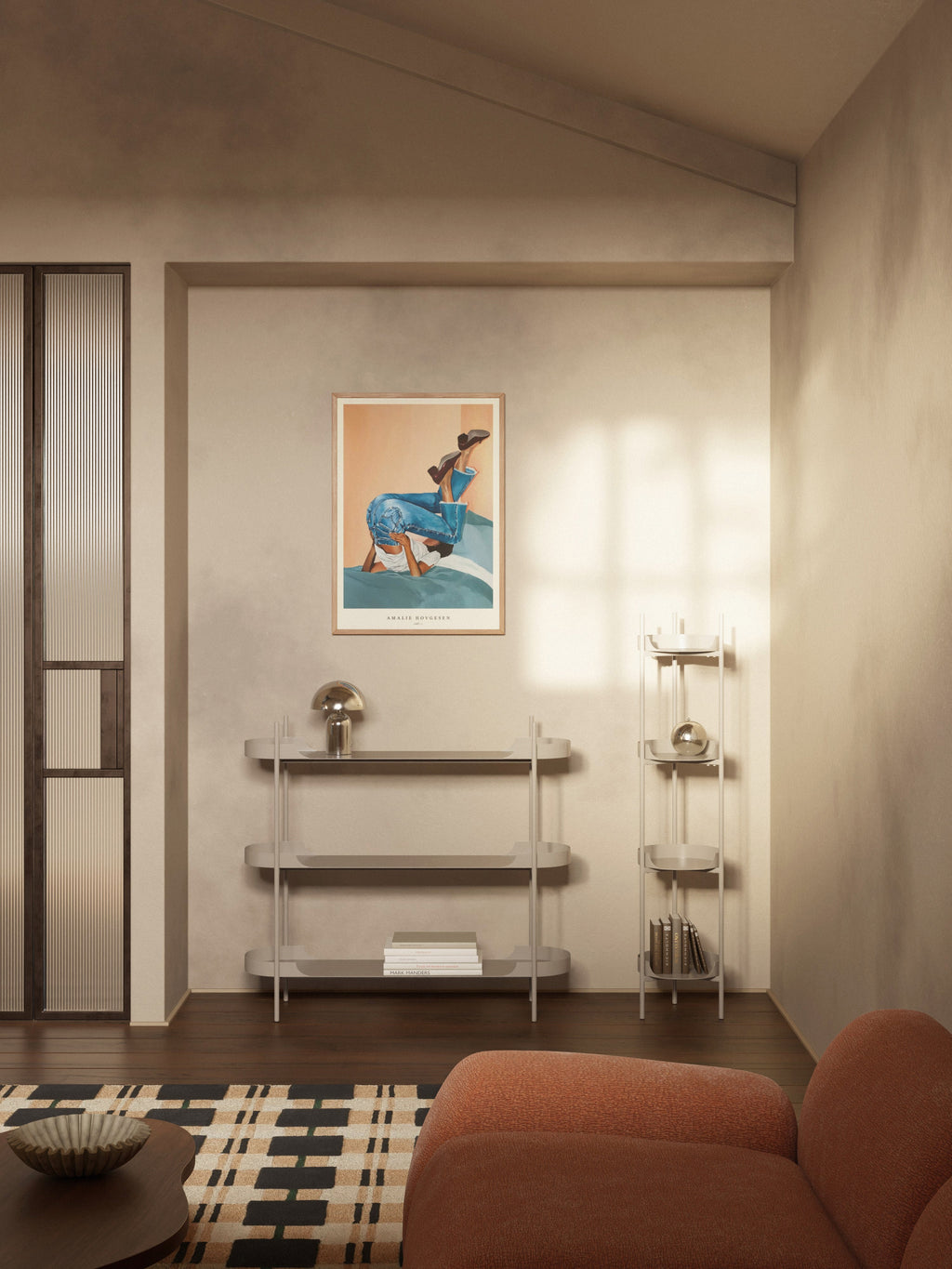 Taru Metal Shelving Unit