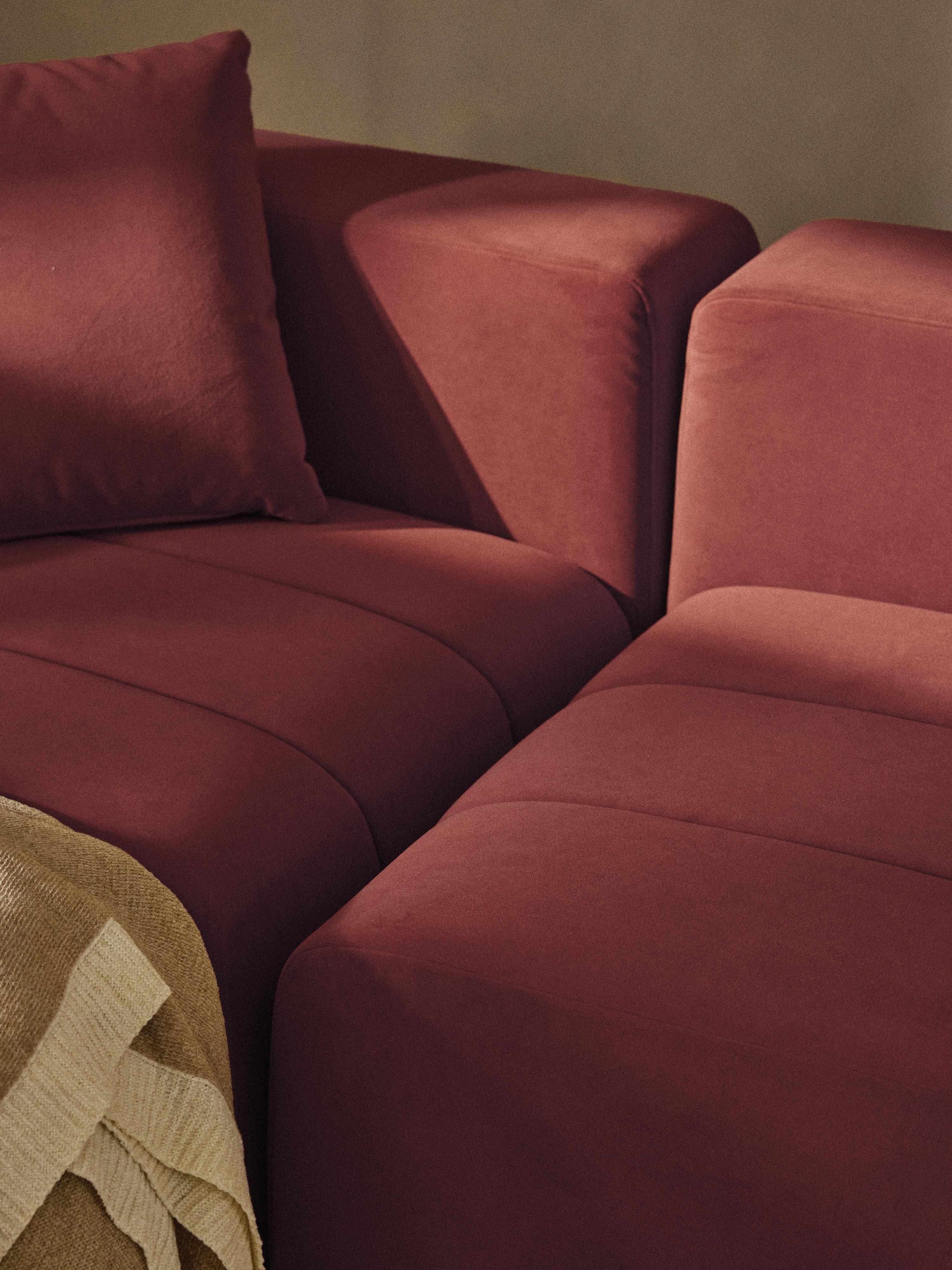 Lena Velvet Corner Module