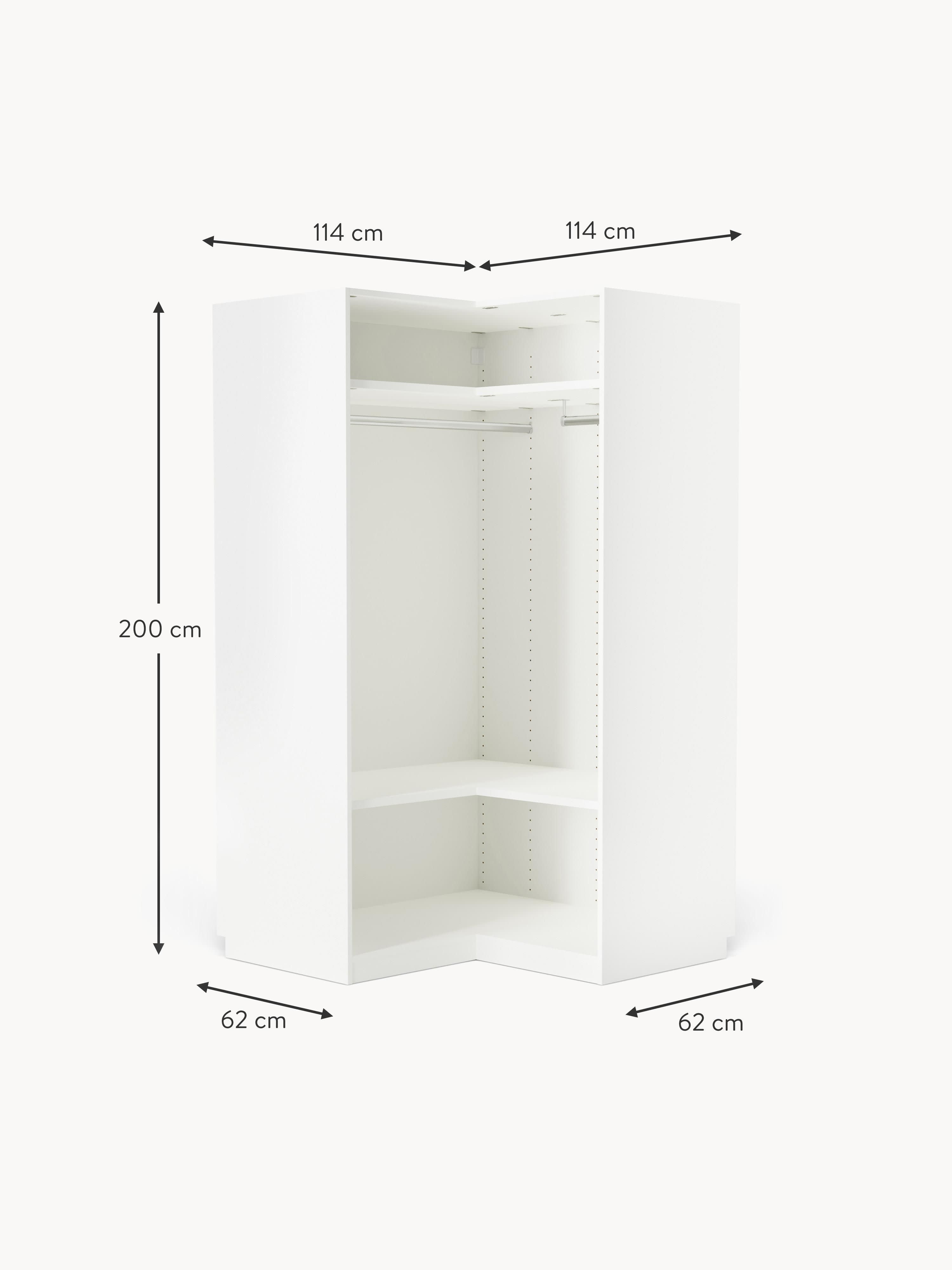 Charlotte Modular Corner Wardrobe, 115 cm Wide